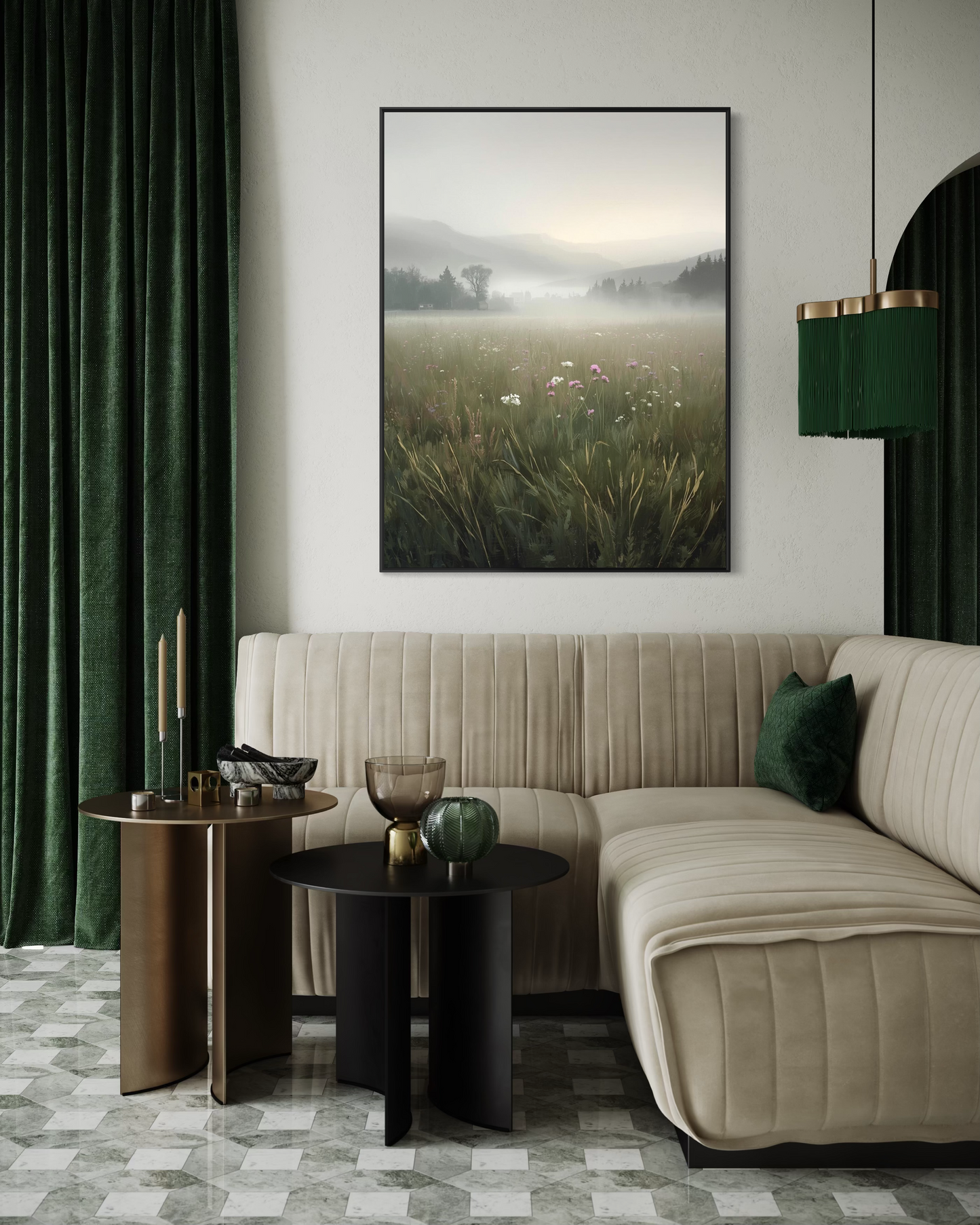 Whispers of the Meadow Framed Fine Art Print - Museum Quality Wood Frame