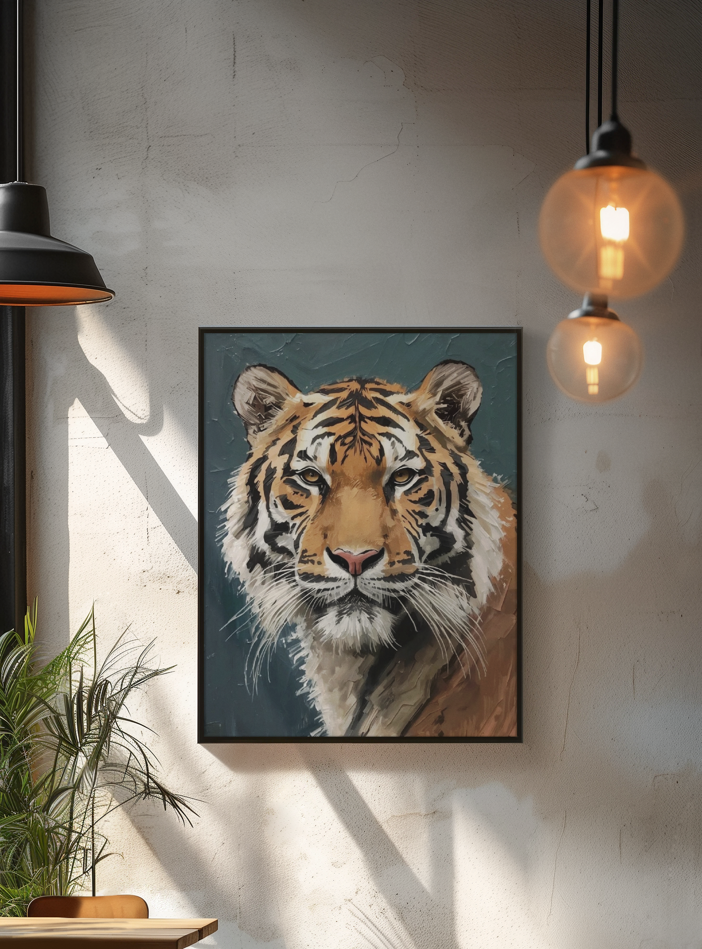 Eyes of the Wild Framed Fine Wall Art | Museum-Quality Oak/Ash Wood Frame