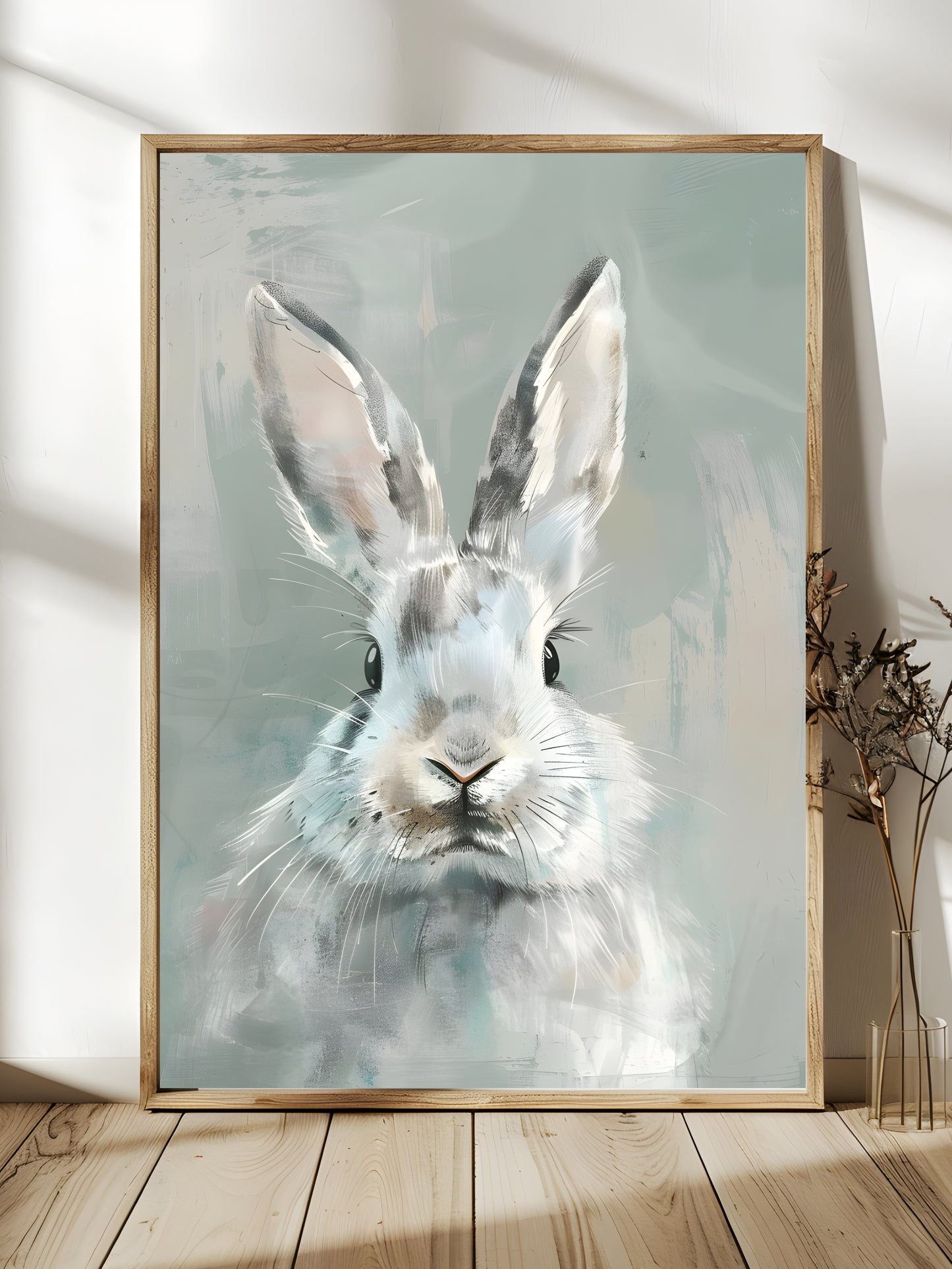 Woodland Observer Framed Fine Art Print | Museum-Quality Art Print in Wood Frame