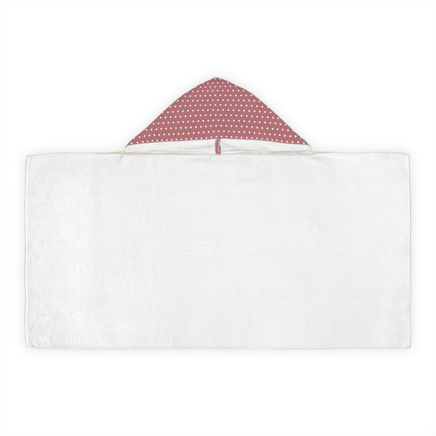 Turquoise Polka Dot Youth Hooded Towel — Striped Hood Beach & Pool Wrap for Kids