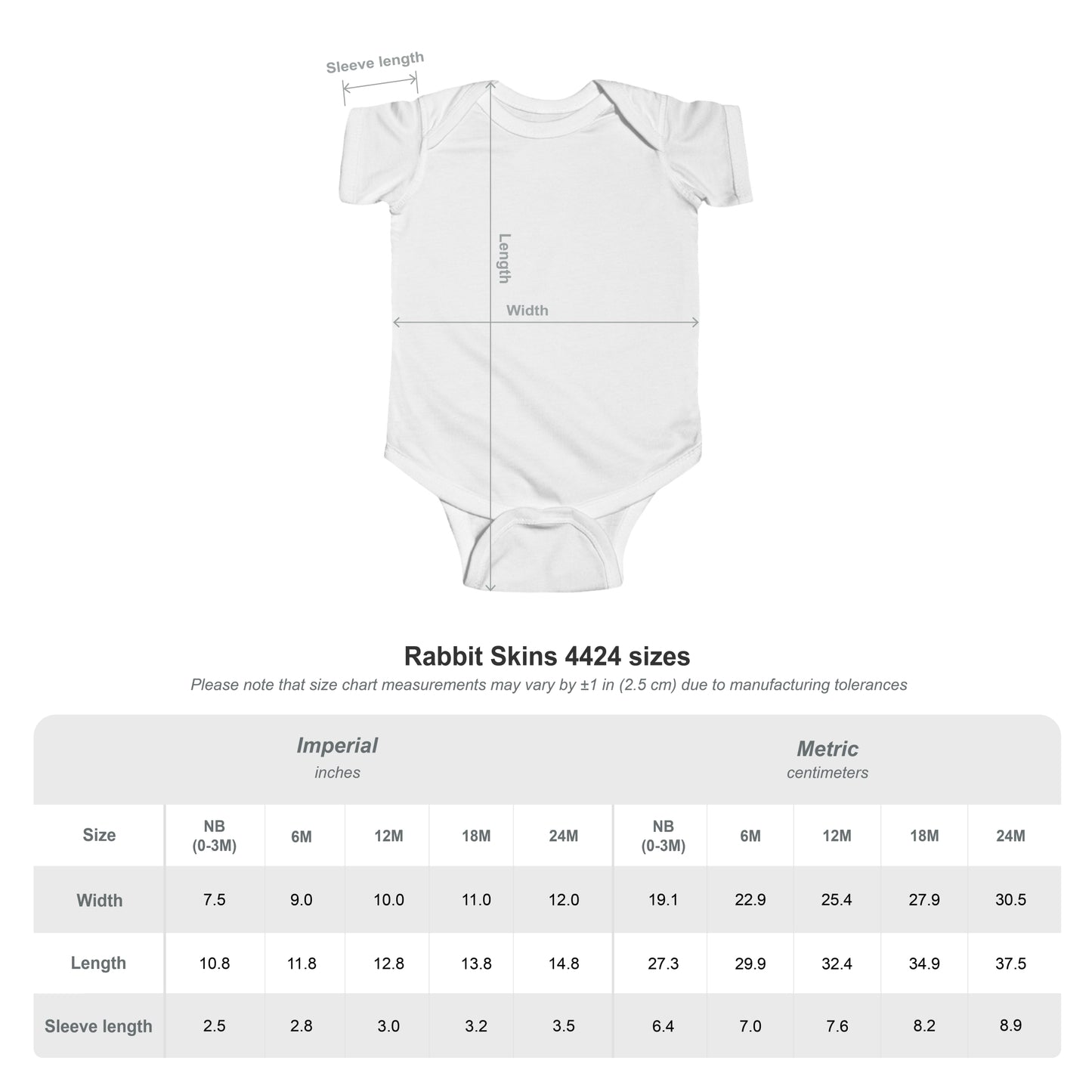 Baby Bodysuit - Watercolor Bunny "New Little One" Infant Onesie