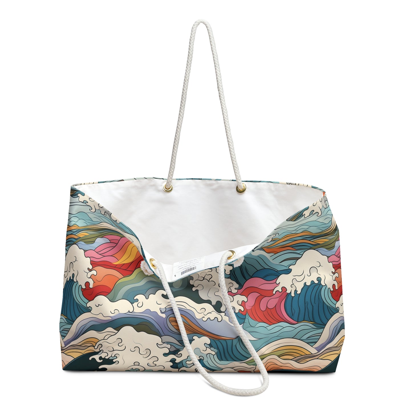Colorwave Ocean Weekender Bag — Vibrant Surf & Sea Travel Tote