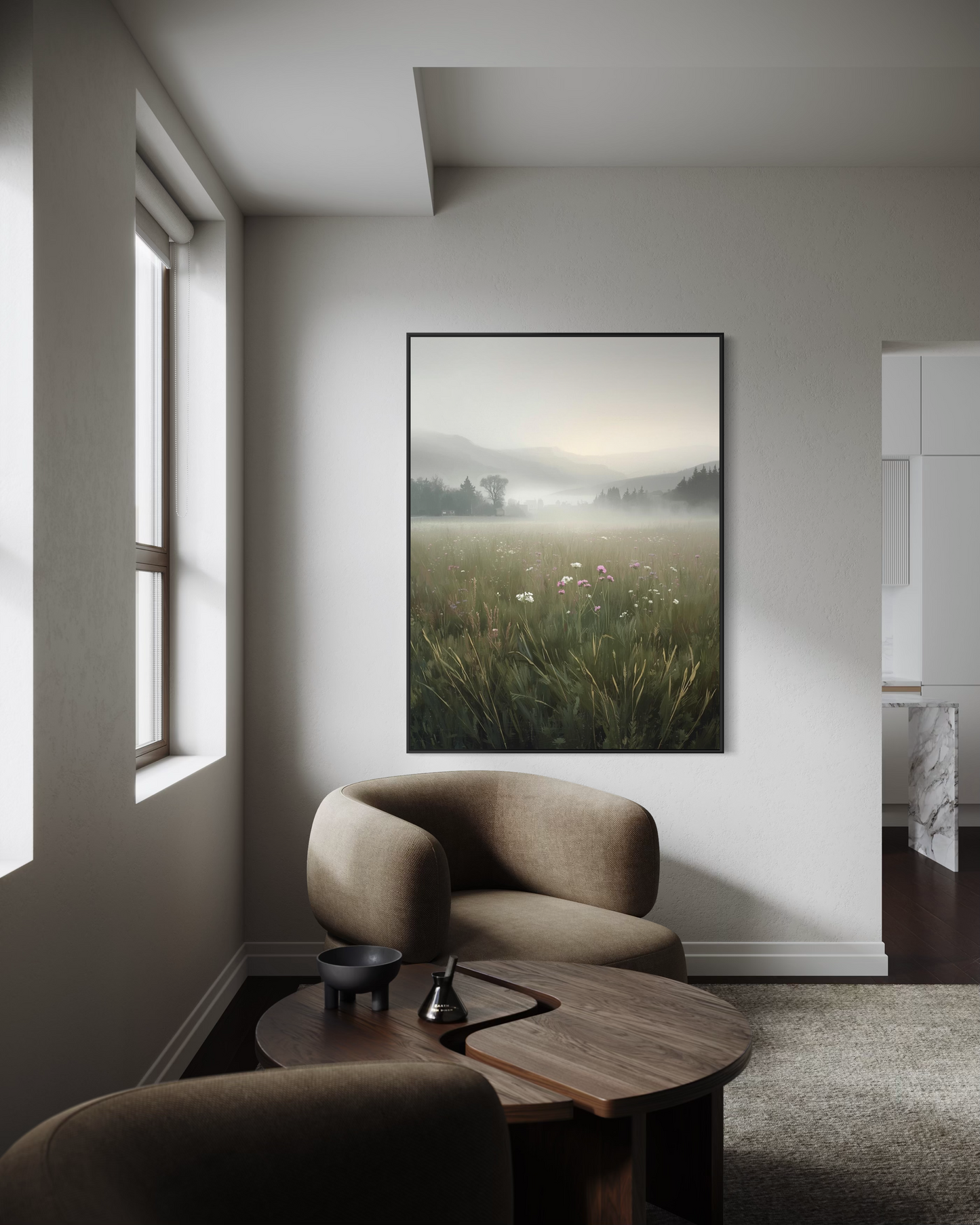 Whispers of the Meadow Framed Fine Art Print - Museum Quality Wood Frame
