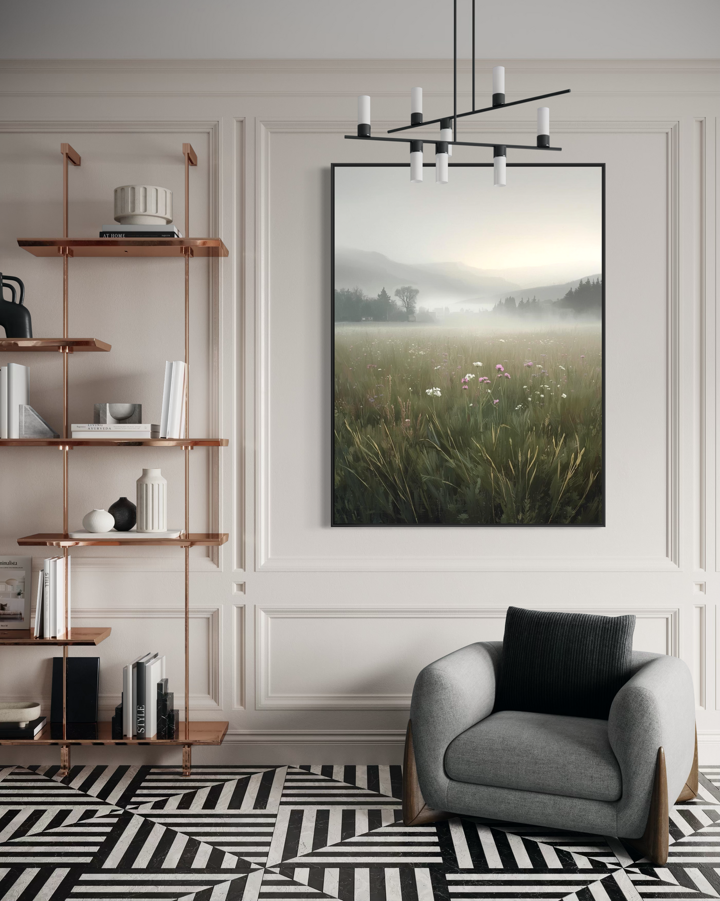 Whispers of the Meadow Framed Fine Art Print - Museum Quality Wood Frame