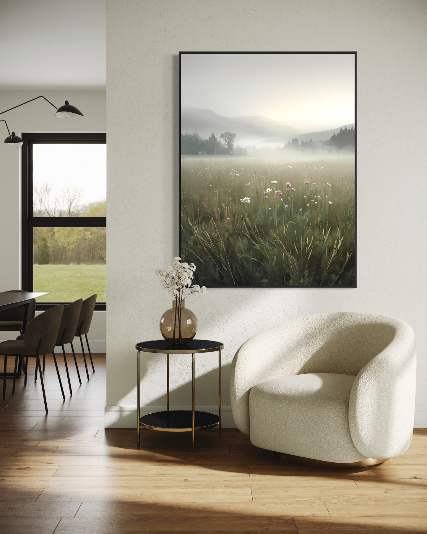 Whispers of the Meadow Framed Fine Art Print - Museum Quality Wood Frame