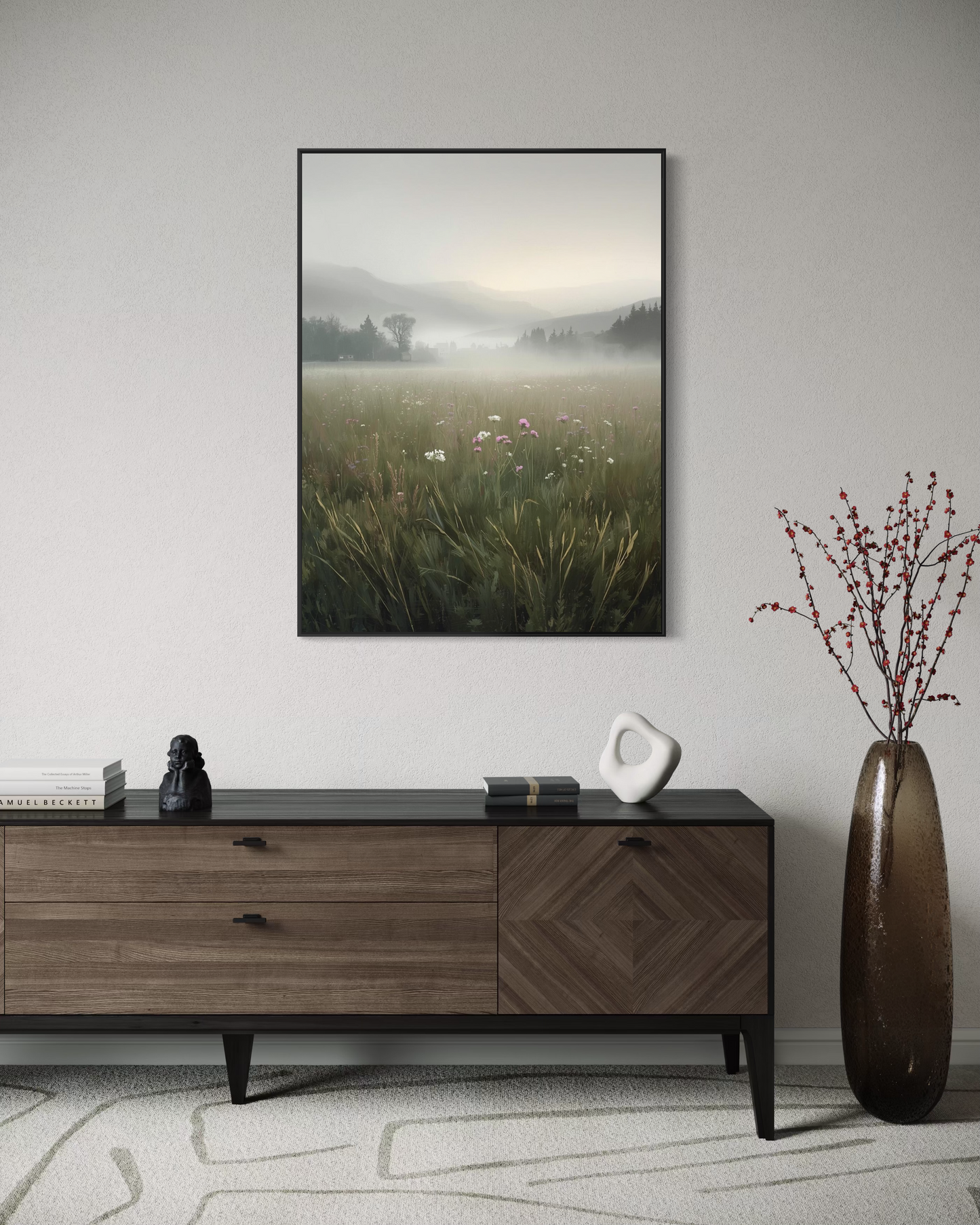 Whispers of the Meadow Framed Fine Art Print - Museum Quality Wood Frame