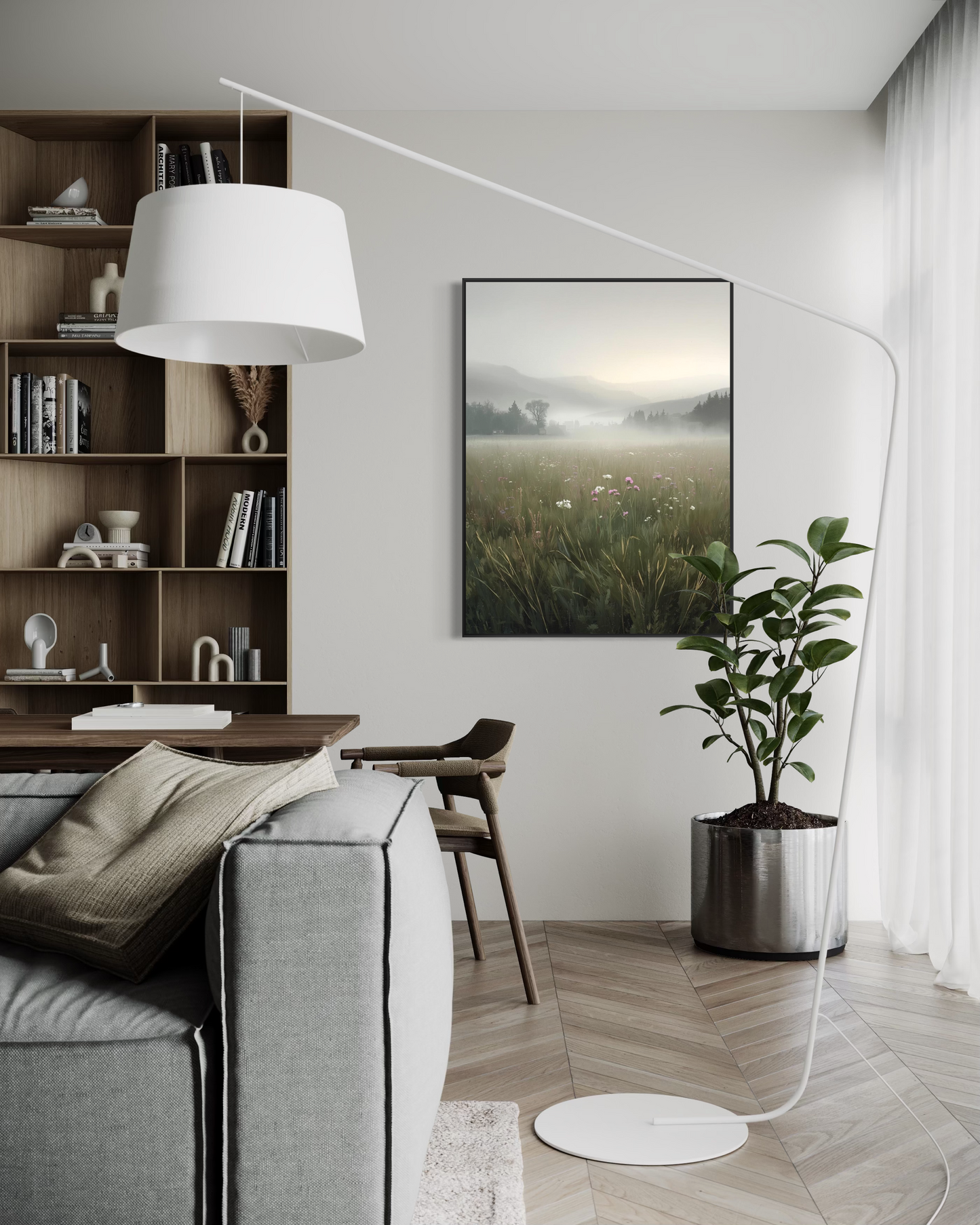 Whispers of the Meadow Framed Fine Art Print - Museum Quality Wood Frame