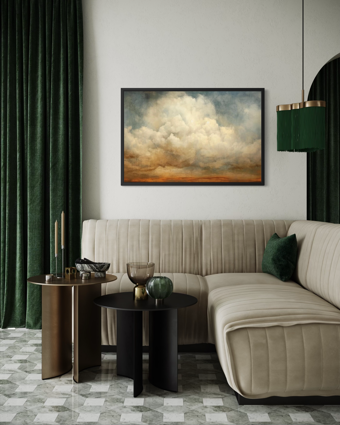 Storm Horizon - Framed Fine Art Print