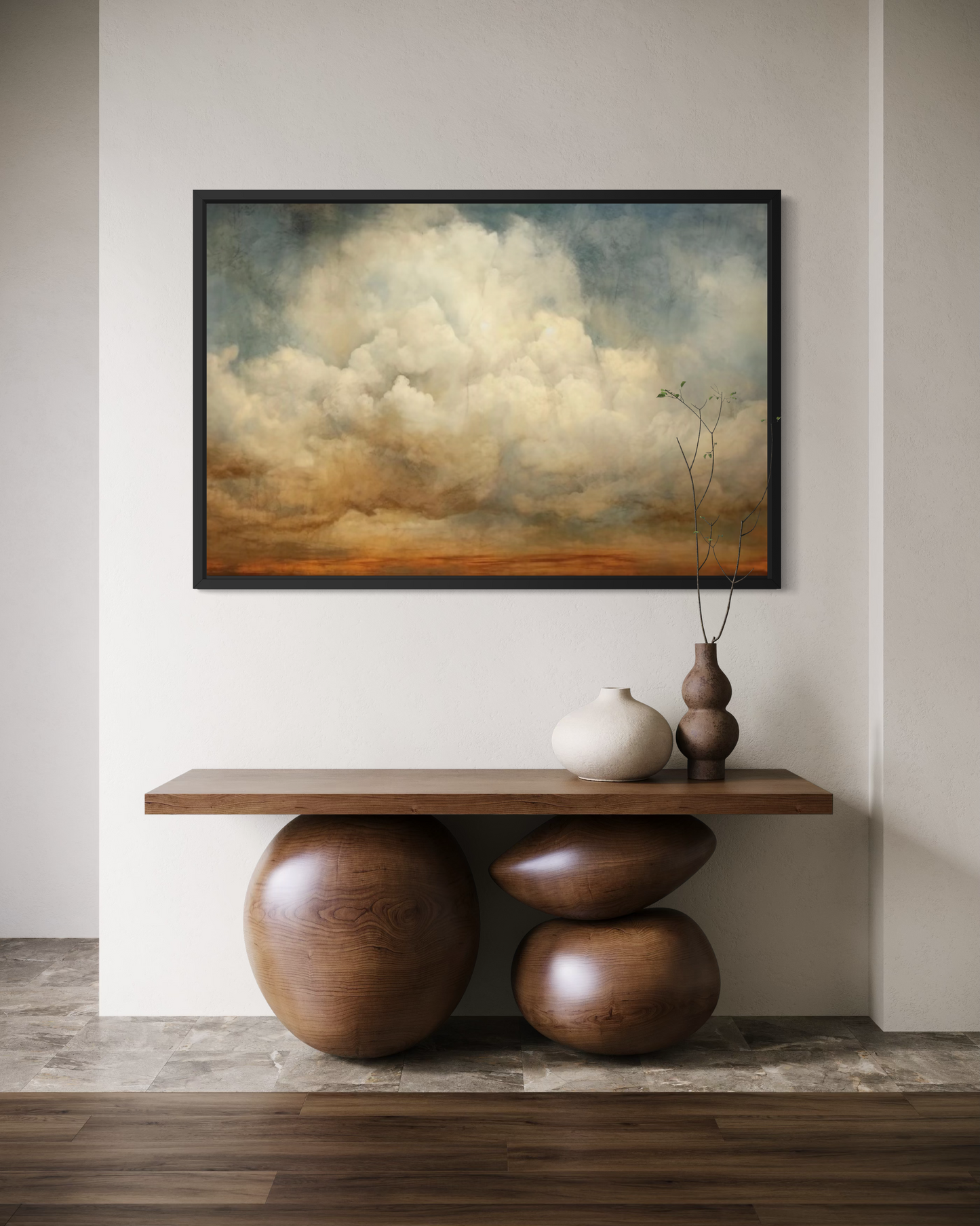Storm Horizon - Framed Fine Art Print