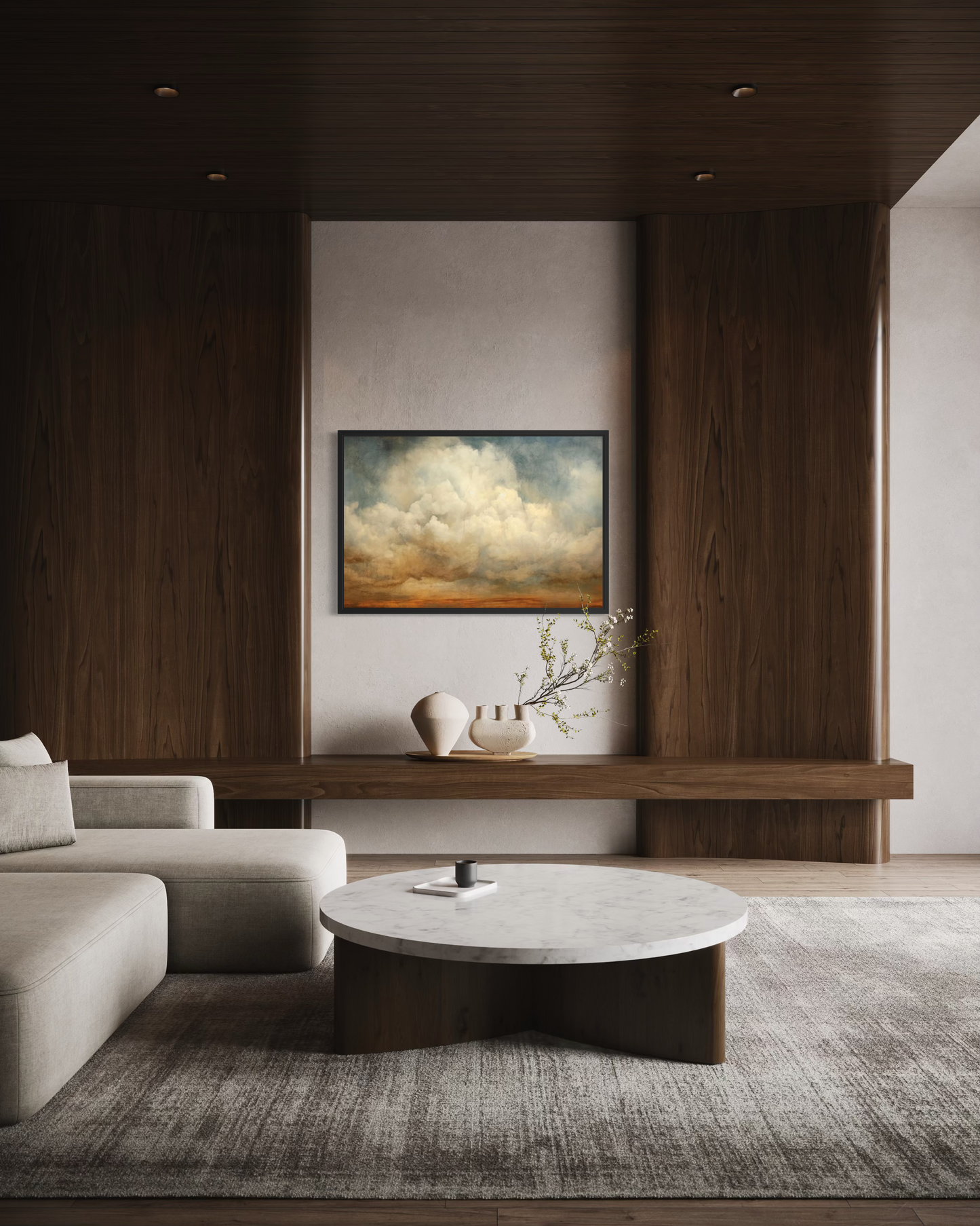 Storm Horizon - Framed Fine Art Print