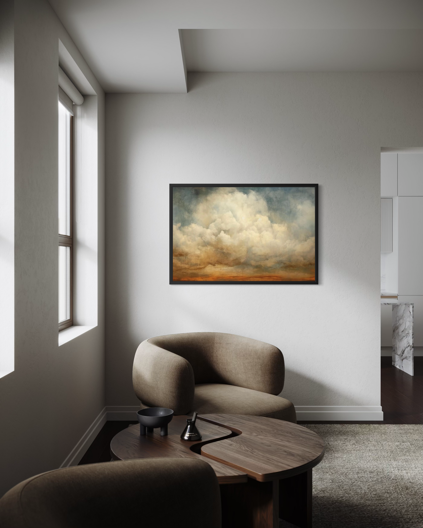 Storm Horizon - Framed Fine Art Print
