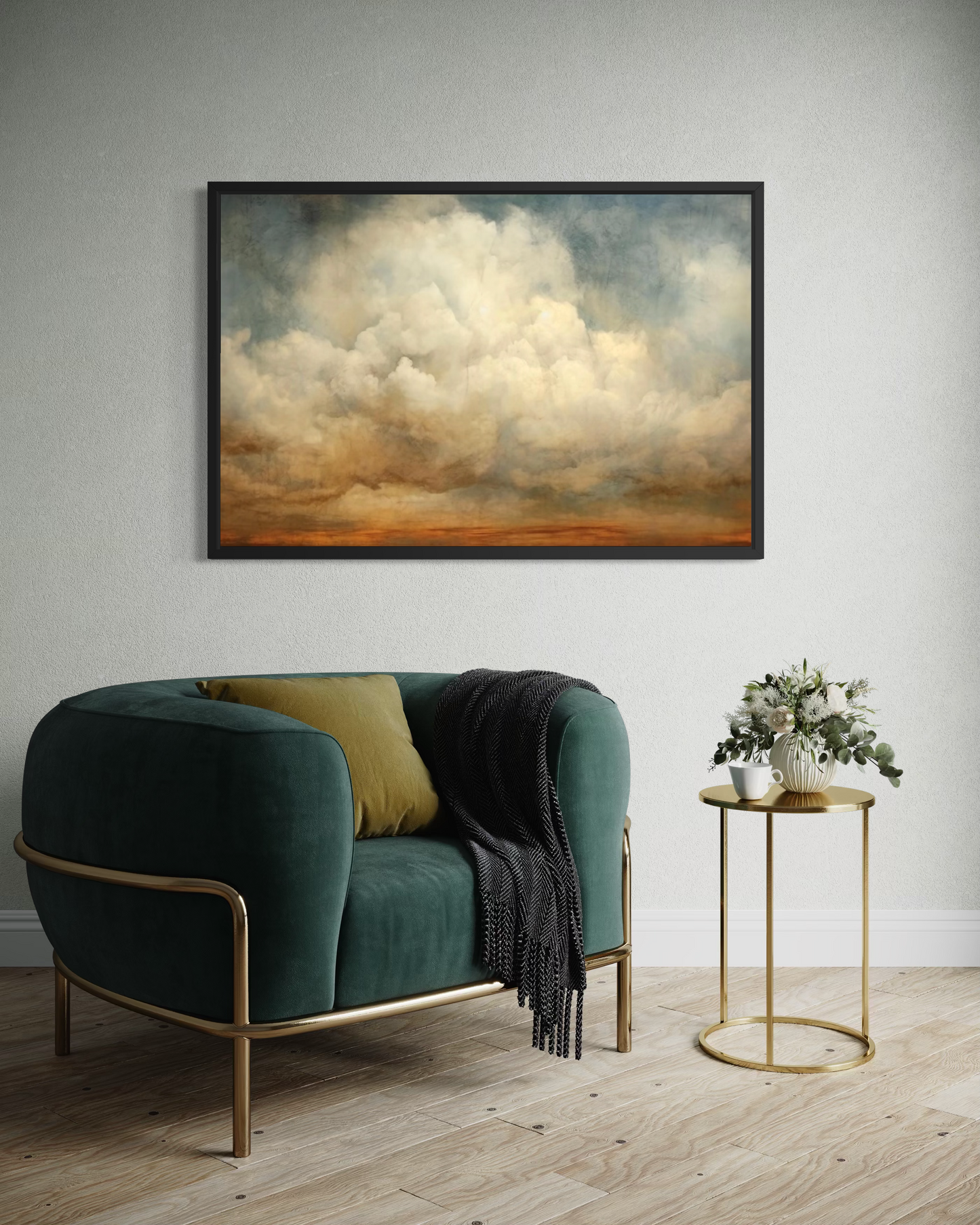 Storm Horizon - Framed Fine Art Print