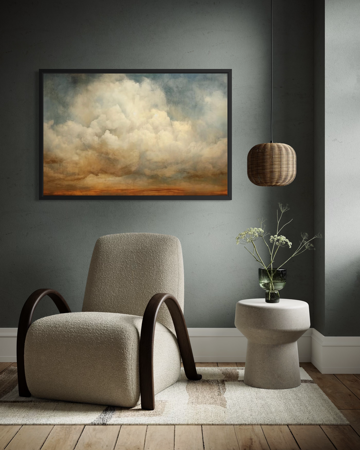 Storm Horizon - Framed Fine Art Print