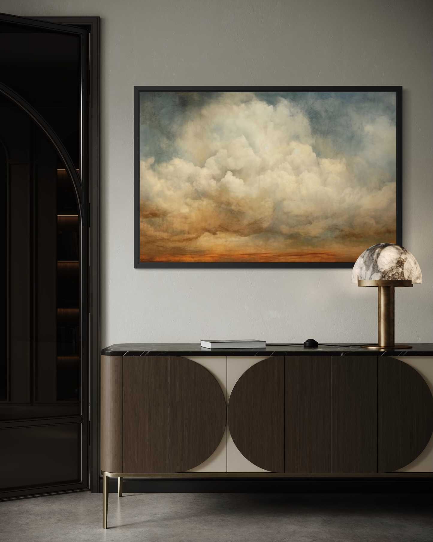 Storm Horizon - Framed Fine Art Print