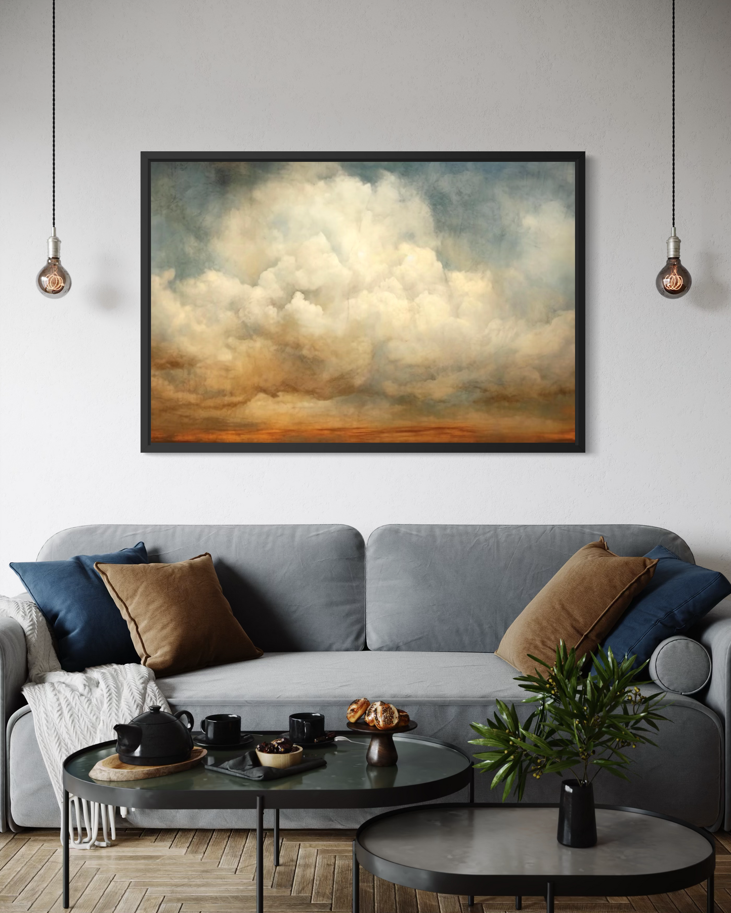 Storm Horizon - Framed Fine Art Print