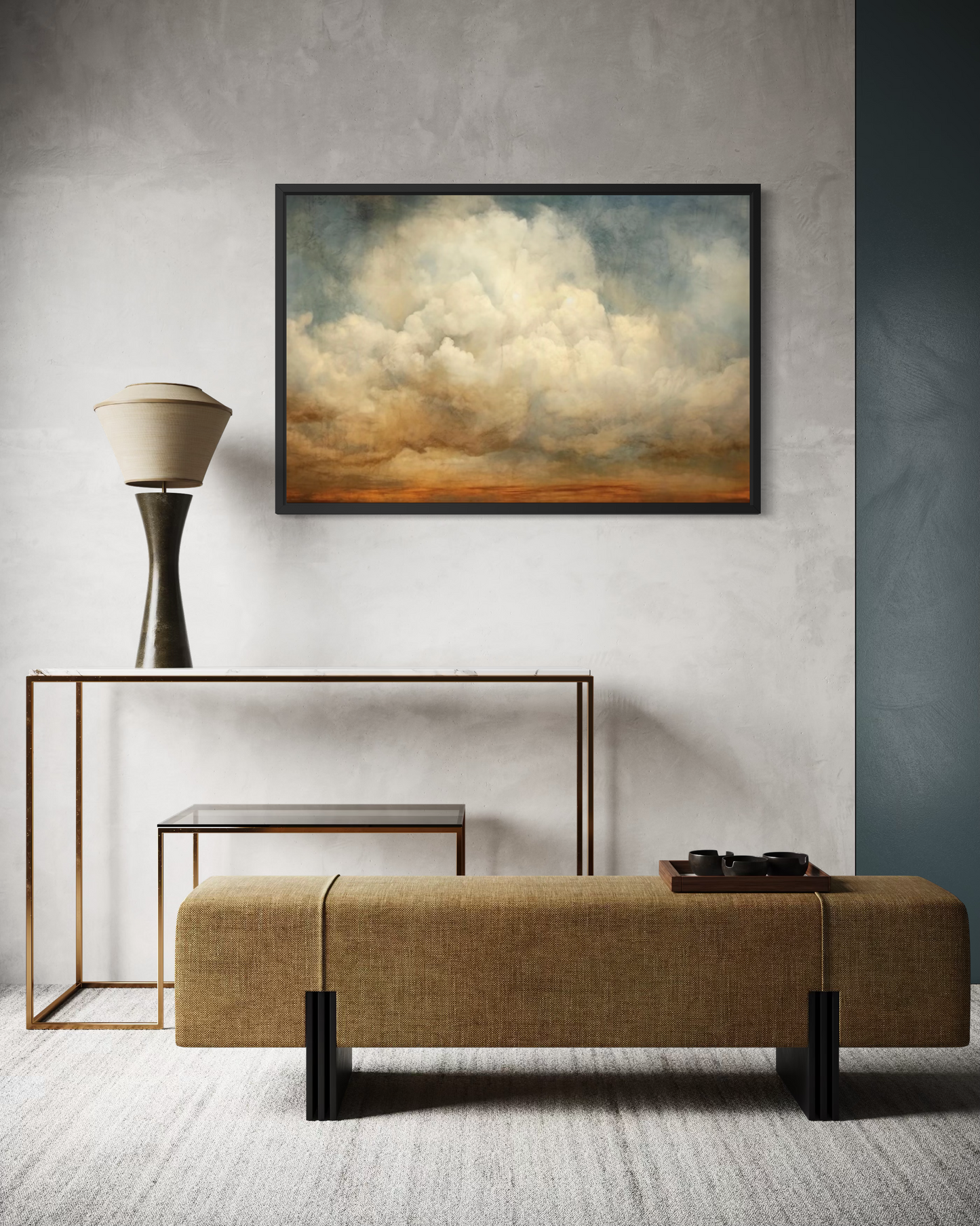 Storm Horizon - Framed Fine Art Print