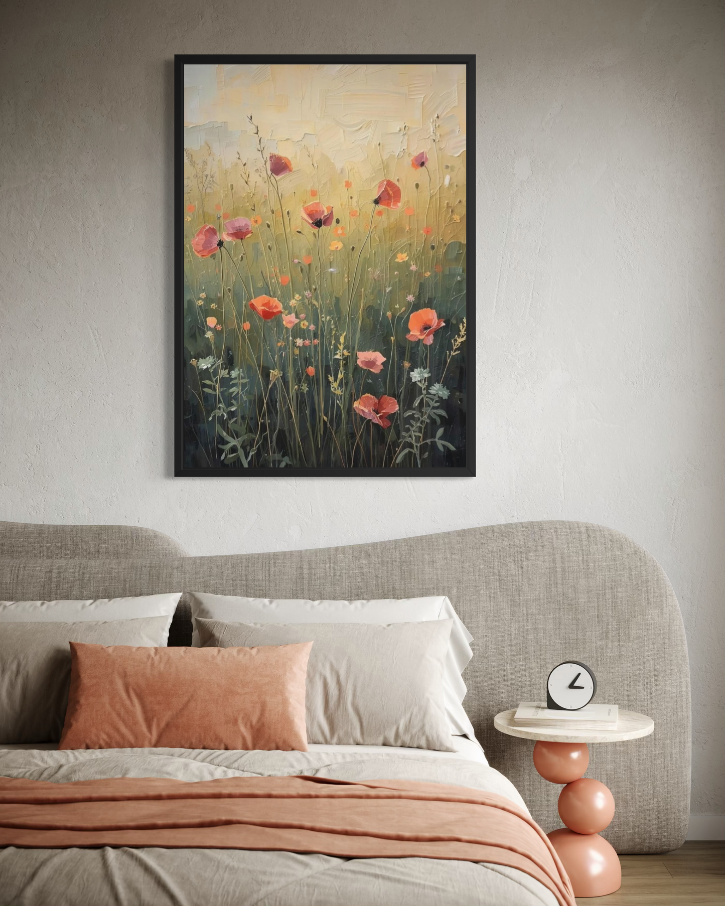 Poppies in the Quiet Light Framed Fine Art Print | Premium Museum-Quality Print | Wood Frame