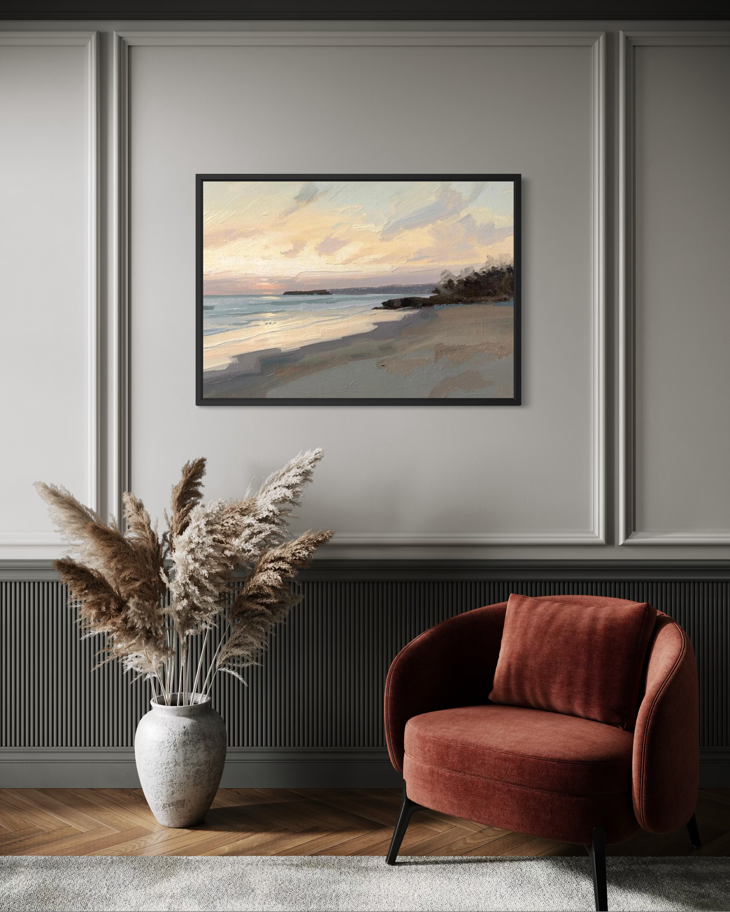 Evening Tide Fine Art Print - Premium Wood Frame
