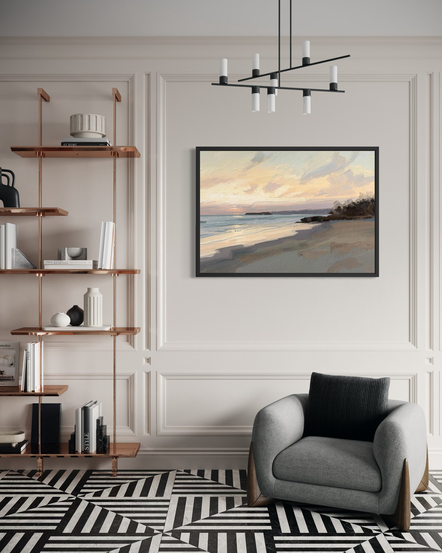 Evening Tide Fine Art Print - Premium Wood Frame