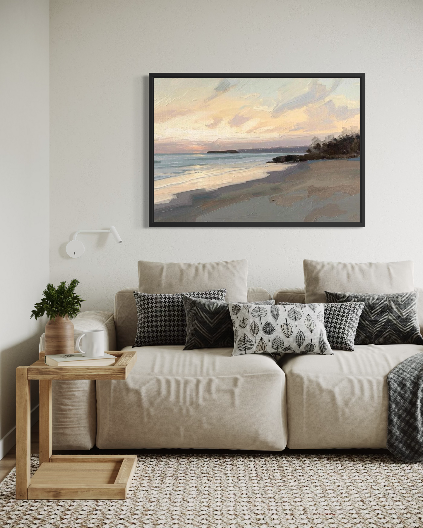 Evening Tide Fine Art Print - Premium Wood Frame
