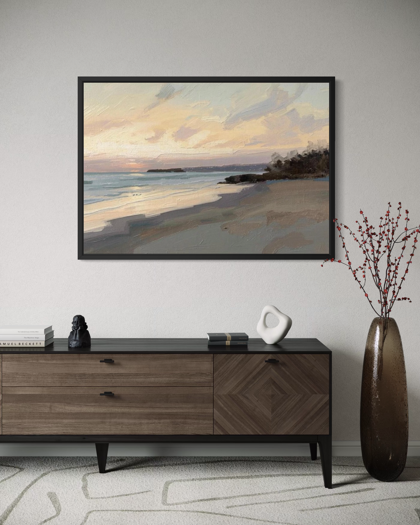 Evening Tide Fine Art Print - Premium Wood Frame