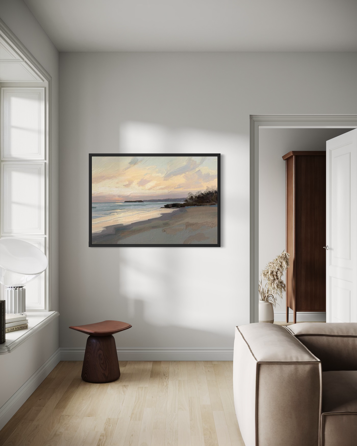 Evening Tide Fine Art Print - Premium Wood Frame