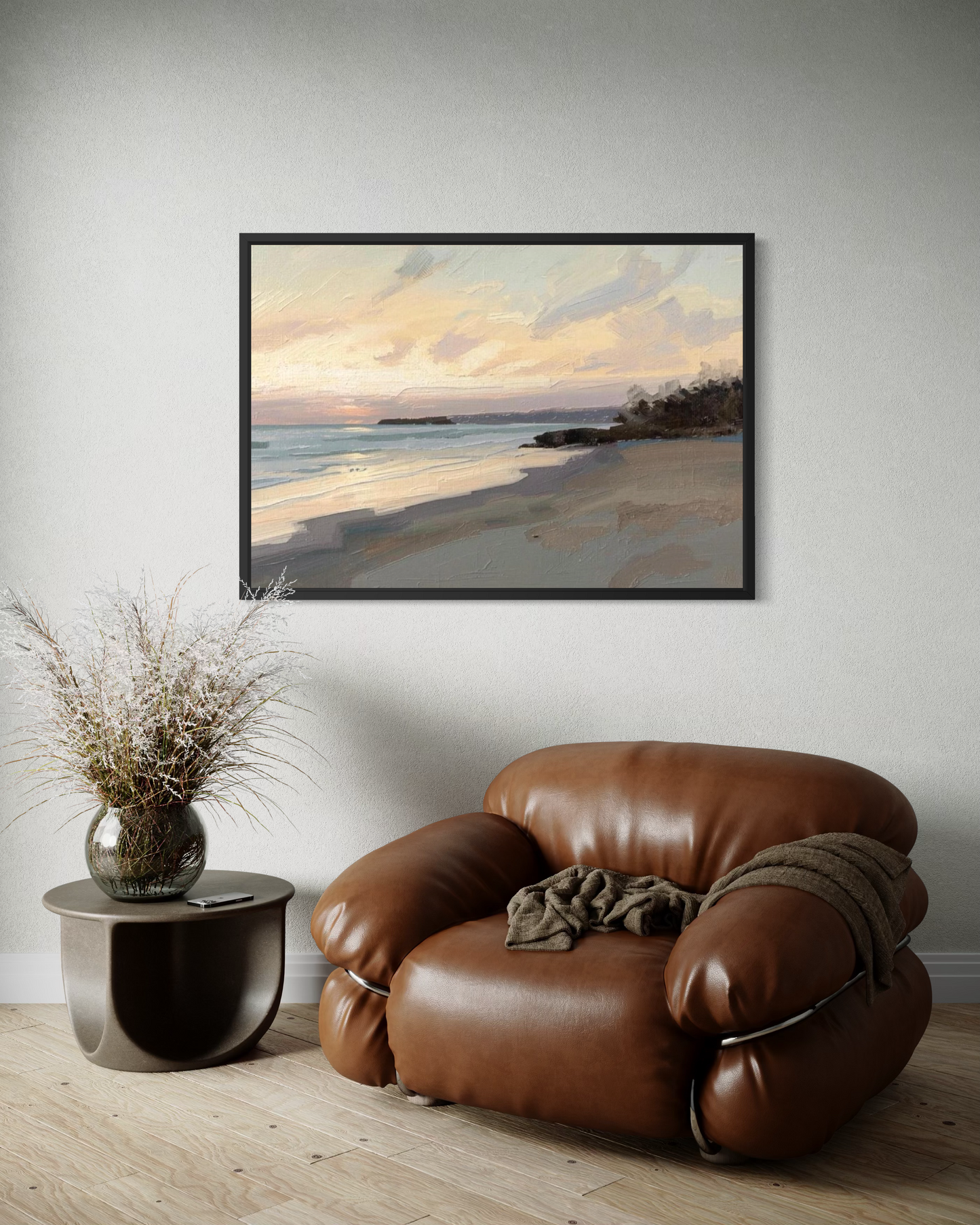 Evening Tide Fine Art Print - Premium Wood Frame