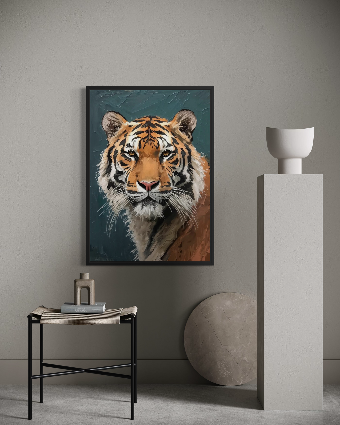 Eyes of the Wild Framed Fine Wall Art | Museum-Quality Oak/Ash Wood Frame