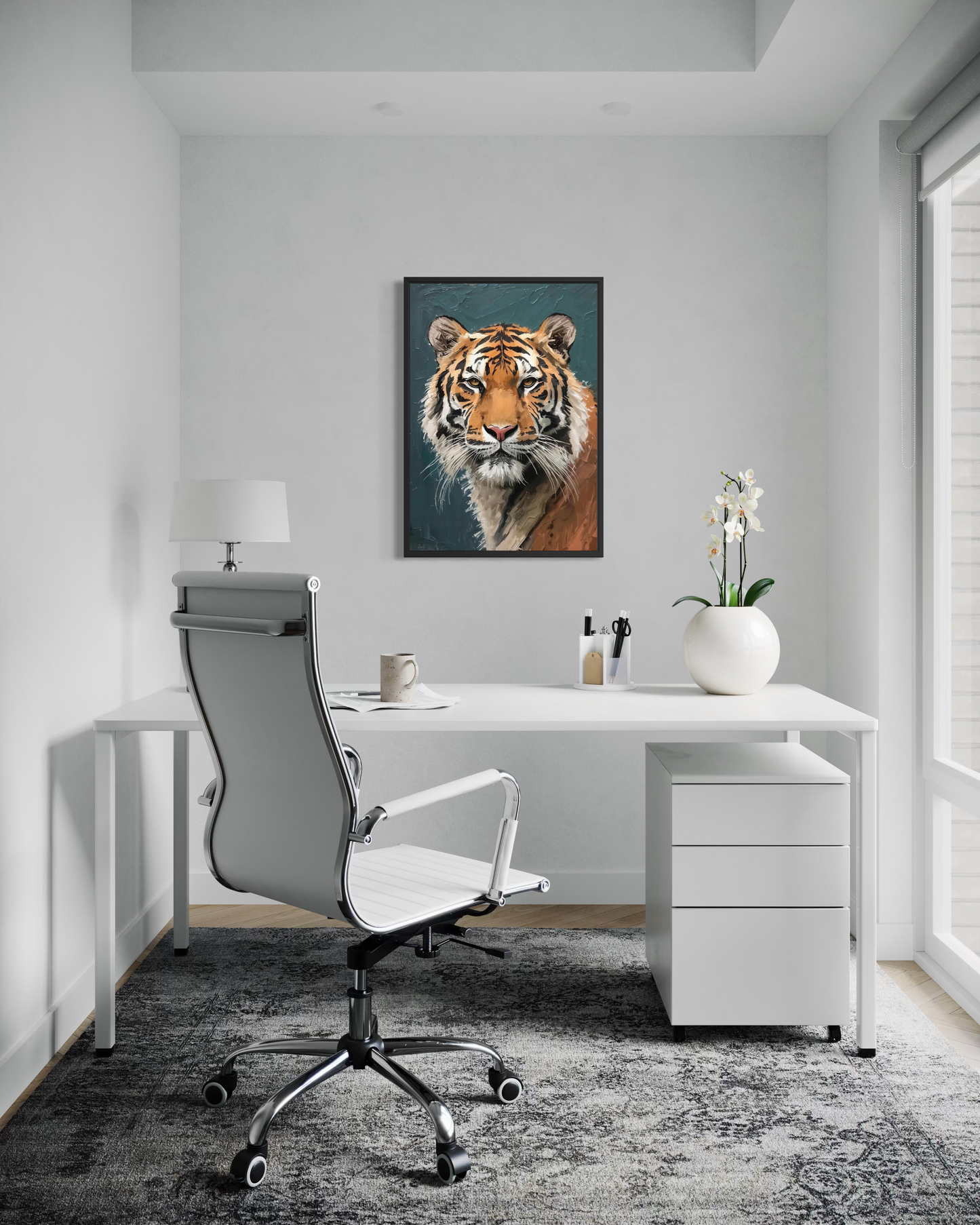 Eyes of the Wild Framed Fine Wall Art | Museum-Quality Oak/Ash Wood Frame