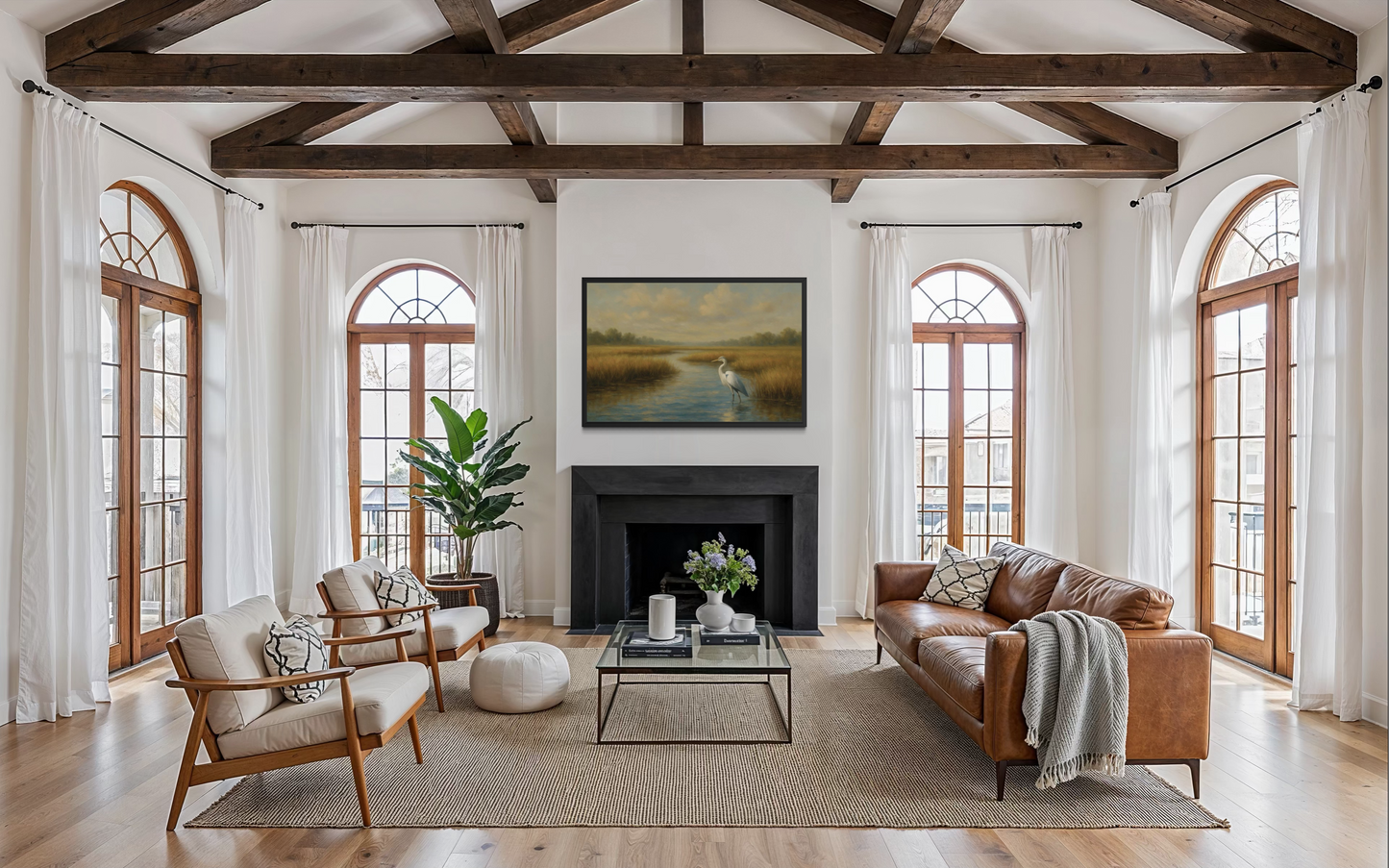 Marshland Serenity Framed Fine Art Print