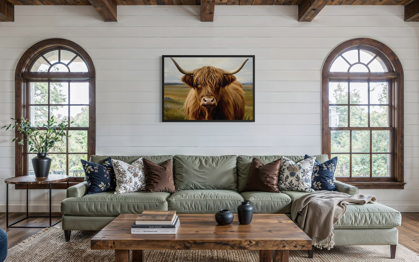 Highland Majesty - Highland Cow Framed Fine Art Print