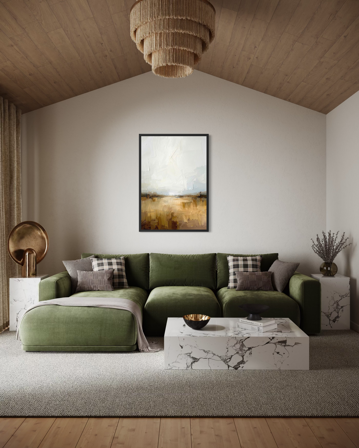 Soft Horizon Light - Framed Fine Art Print