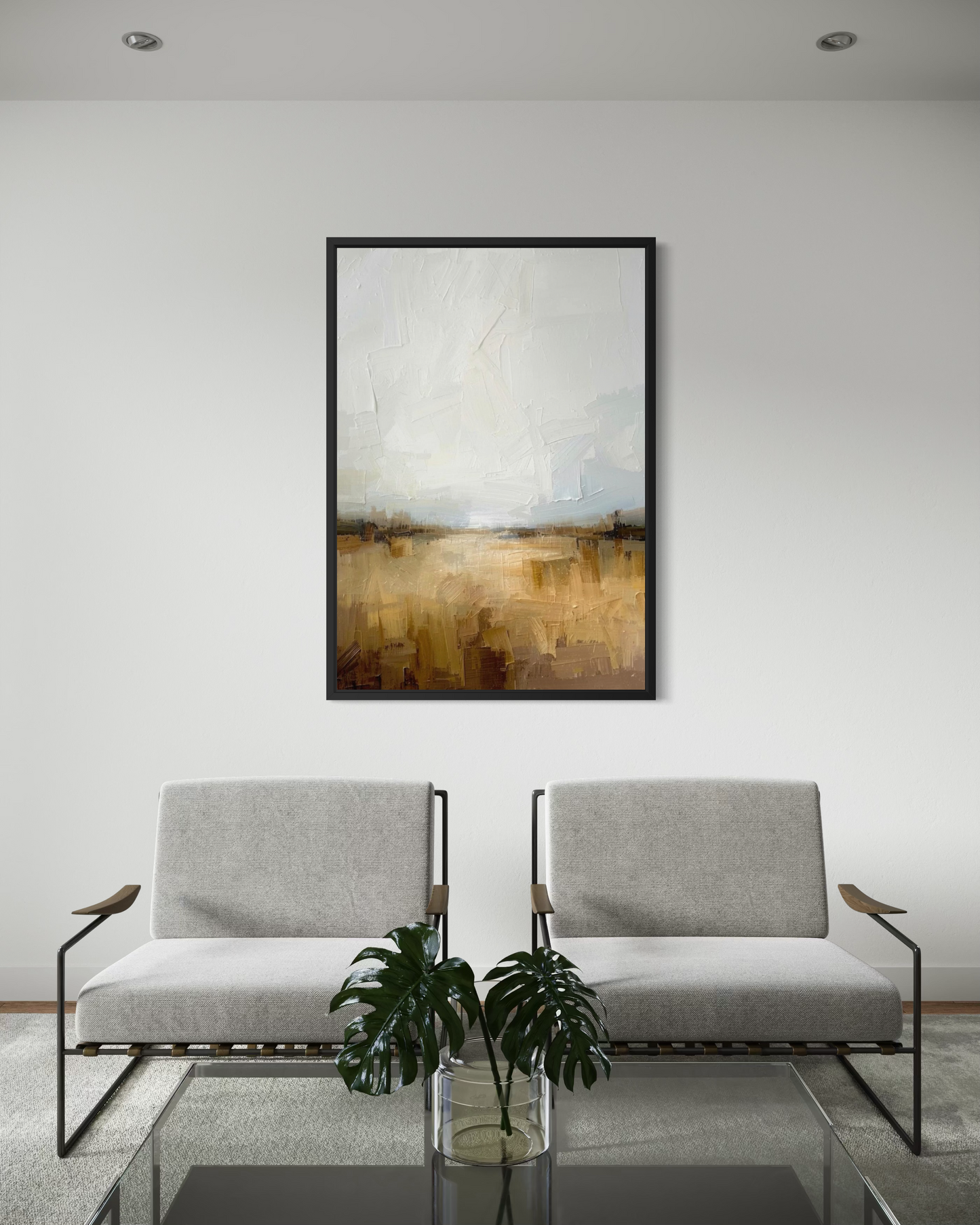 Soft Horizon Light - Framed Fine Art Print
