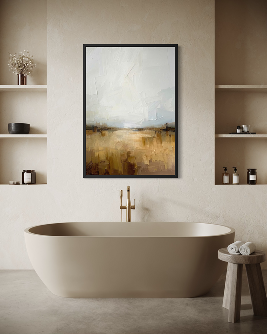 Soft Horizon Light - Framed Fine Art Print