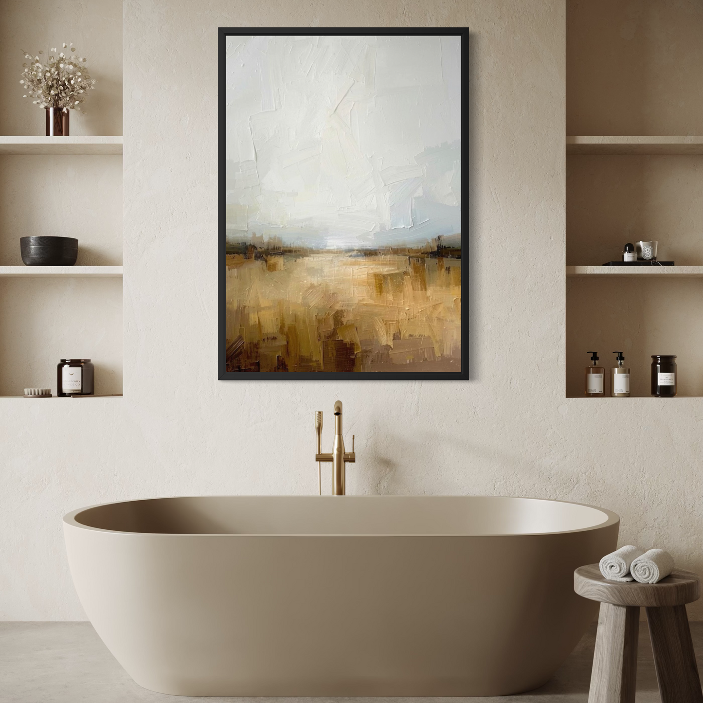 Soft Horizon Light - Framed Fine Art Print