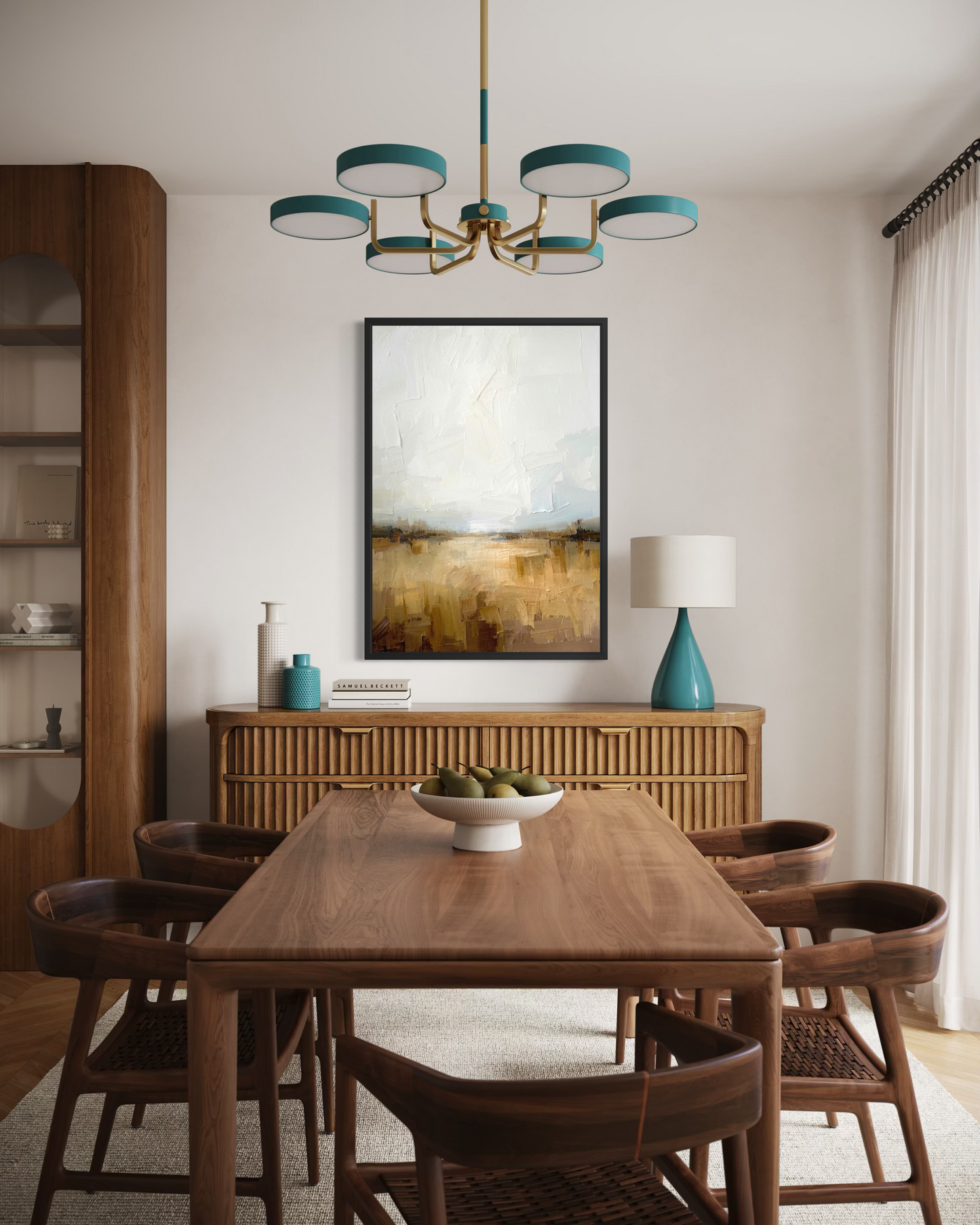 Soft Horizon Light - Framed Fine Art Print