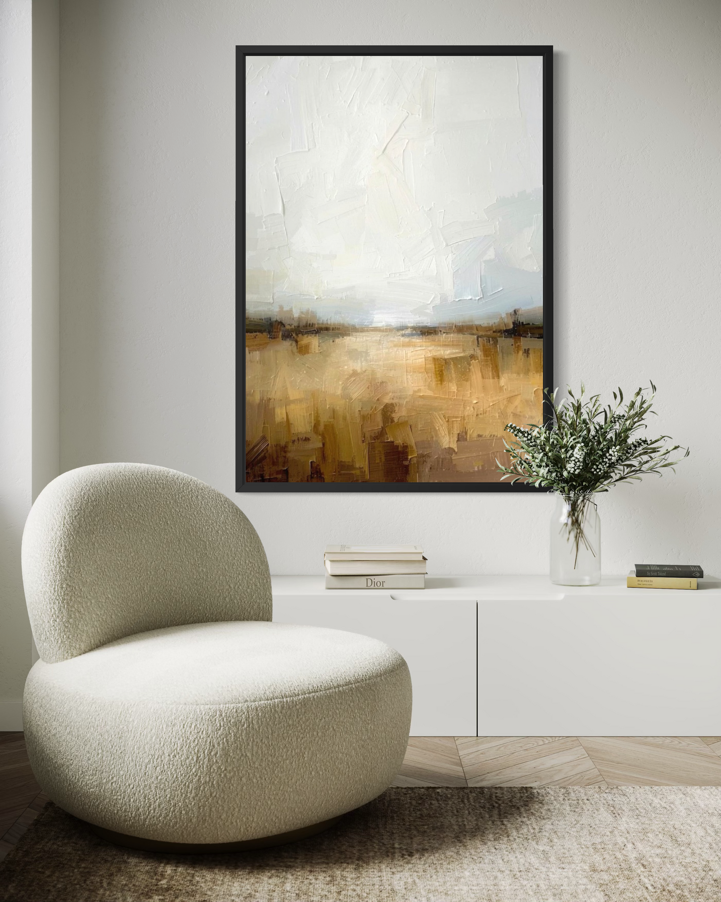 Soft Horizon Light - Framed Fine Art Print
