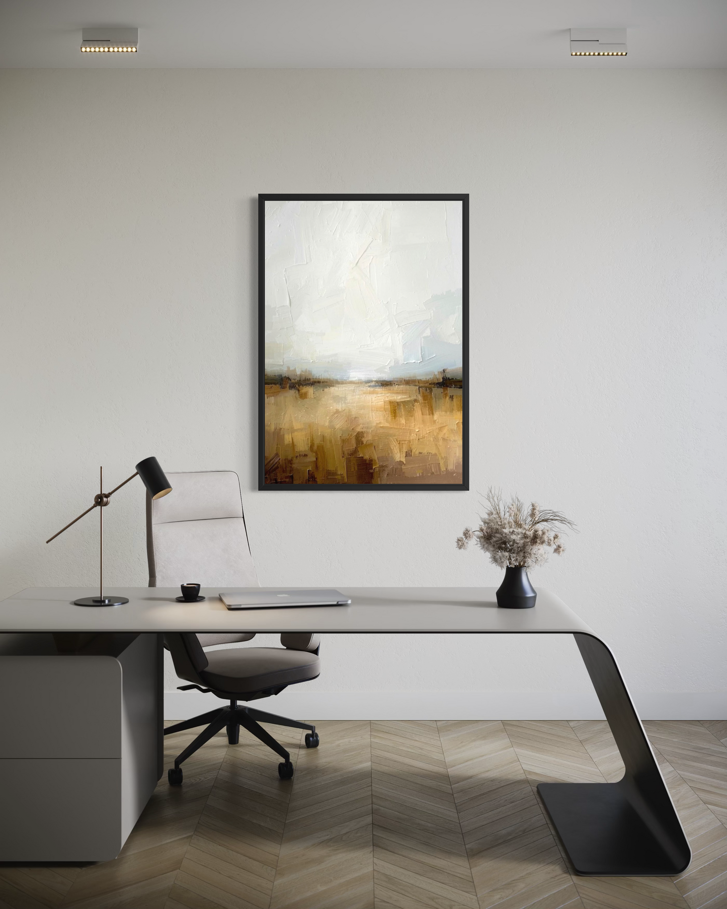 Soft Horizon Light - Framed Fine Art Print