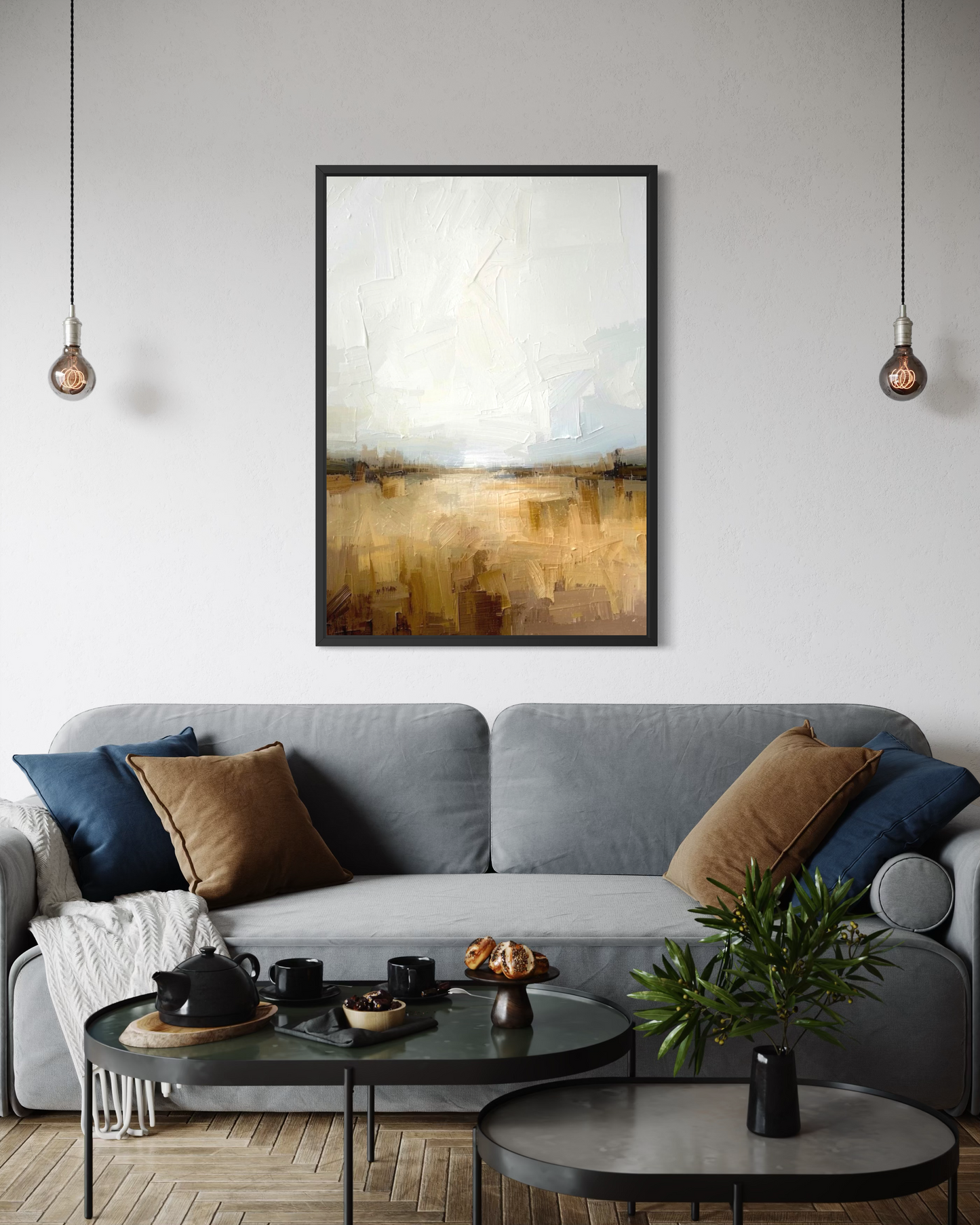 Soft Horizon Light - Framed Fine Art Print
