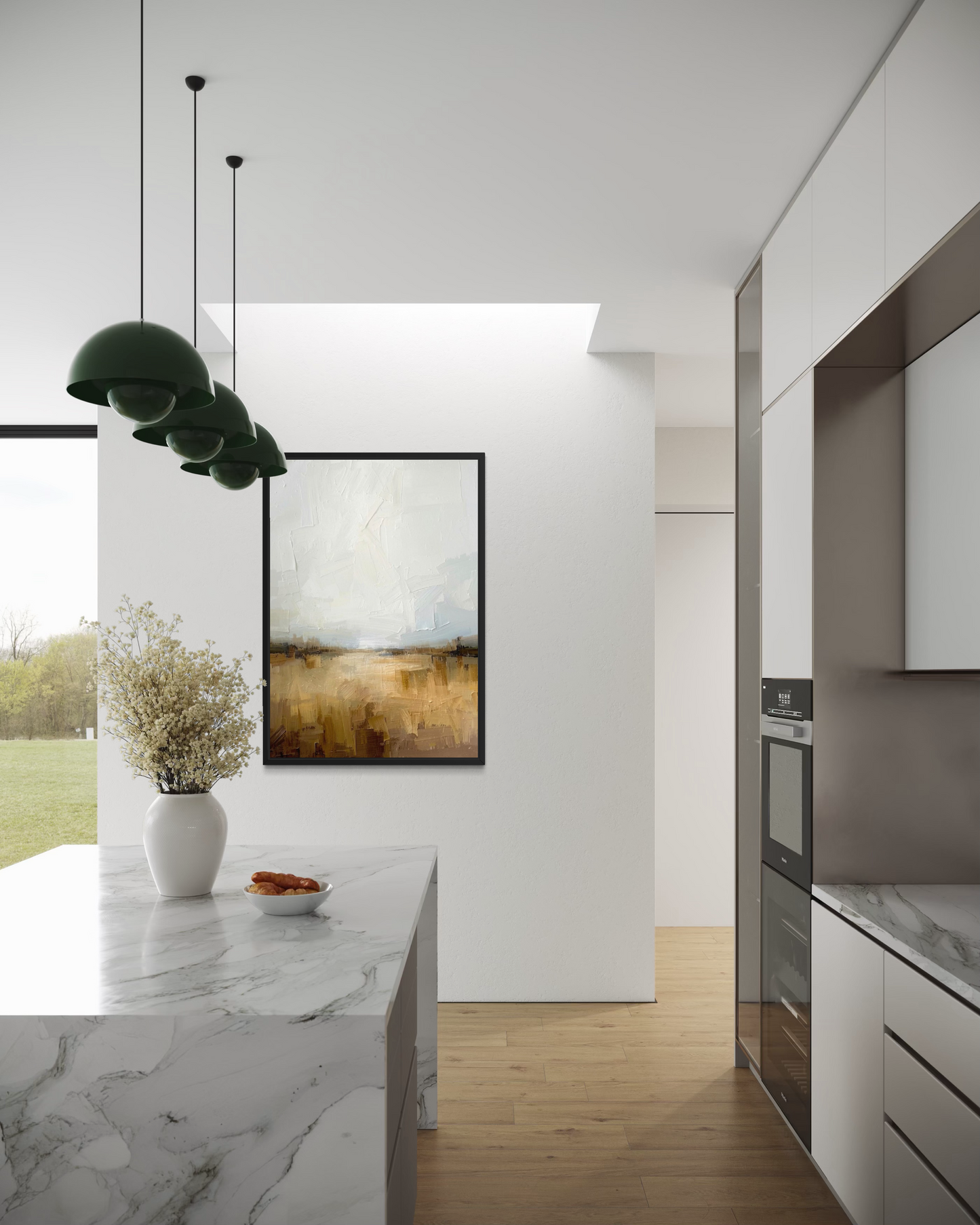 Soft Horizon Light - Framed Fine Art Print