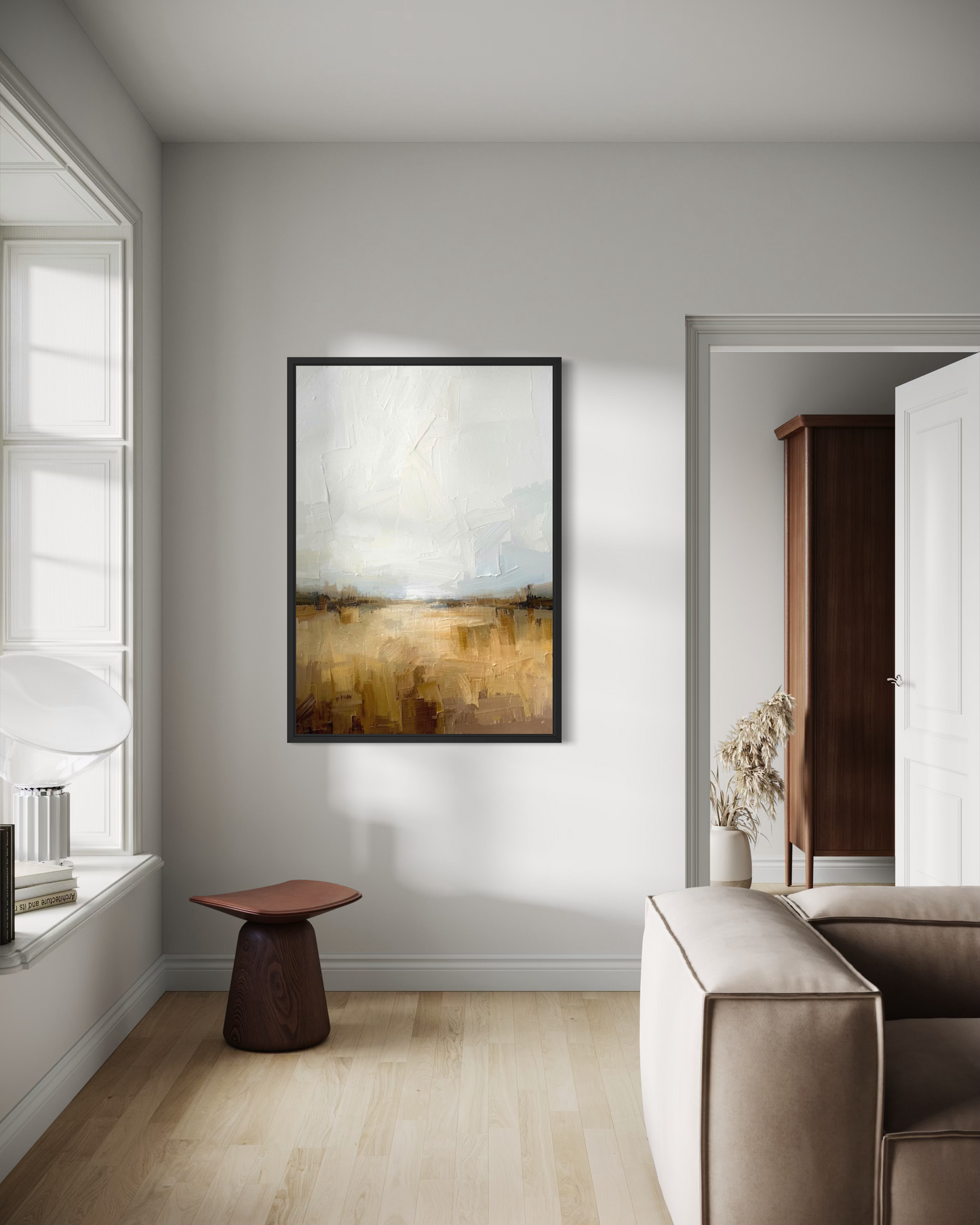 Soft Horizon Light - Framed Fine Art Print