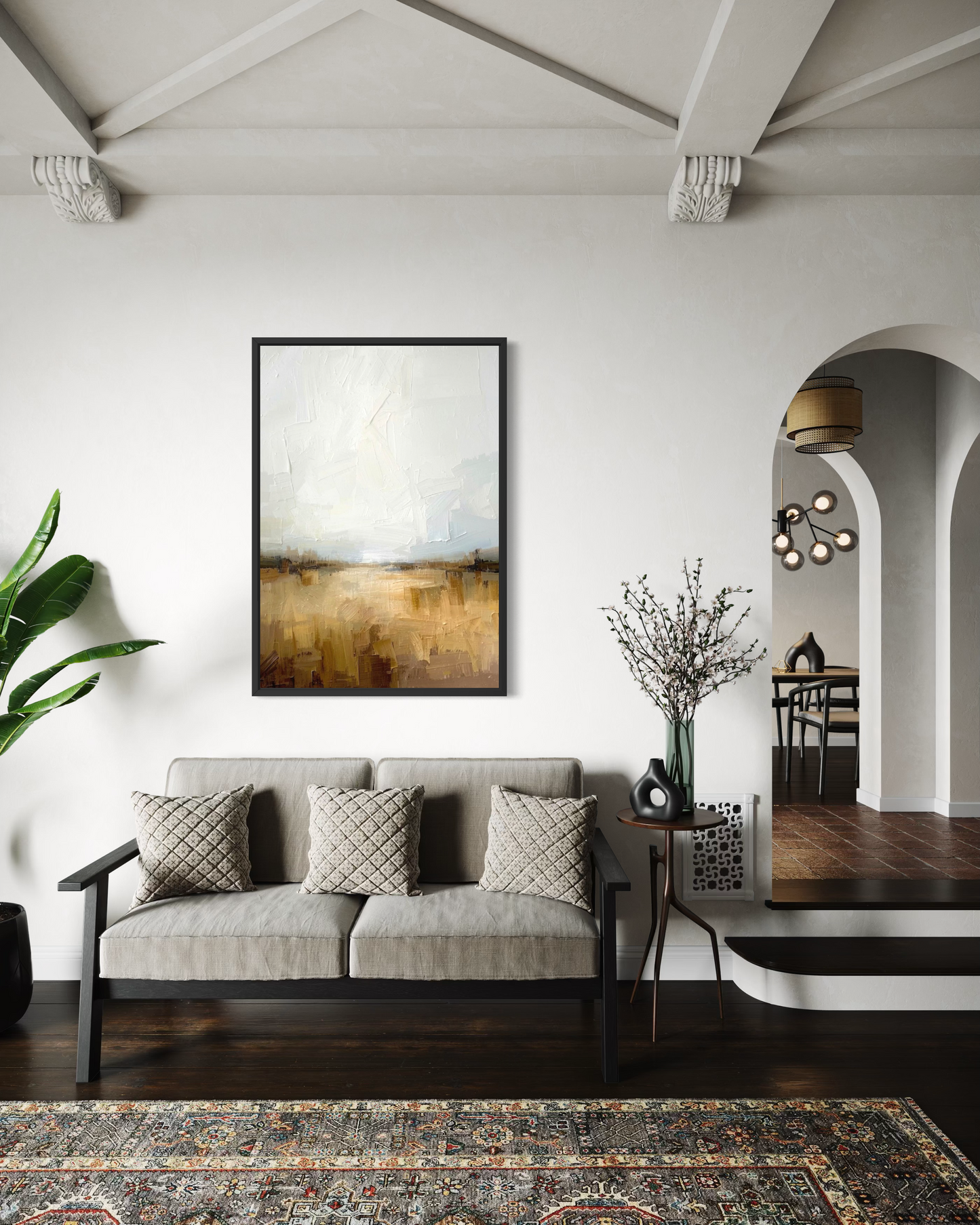 Soft Horizon Light - Framed Fine Art Print