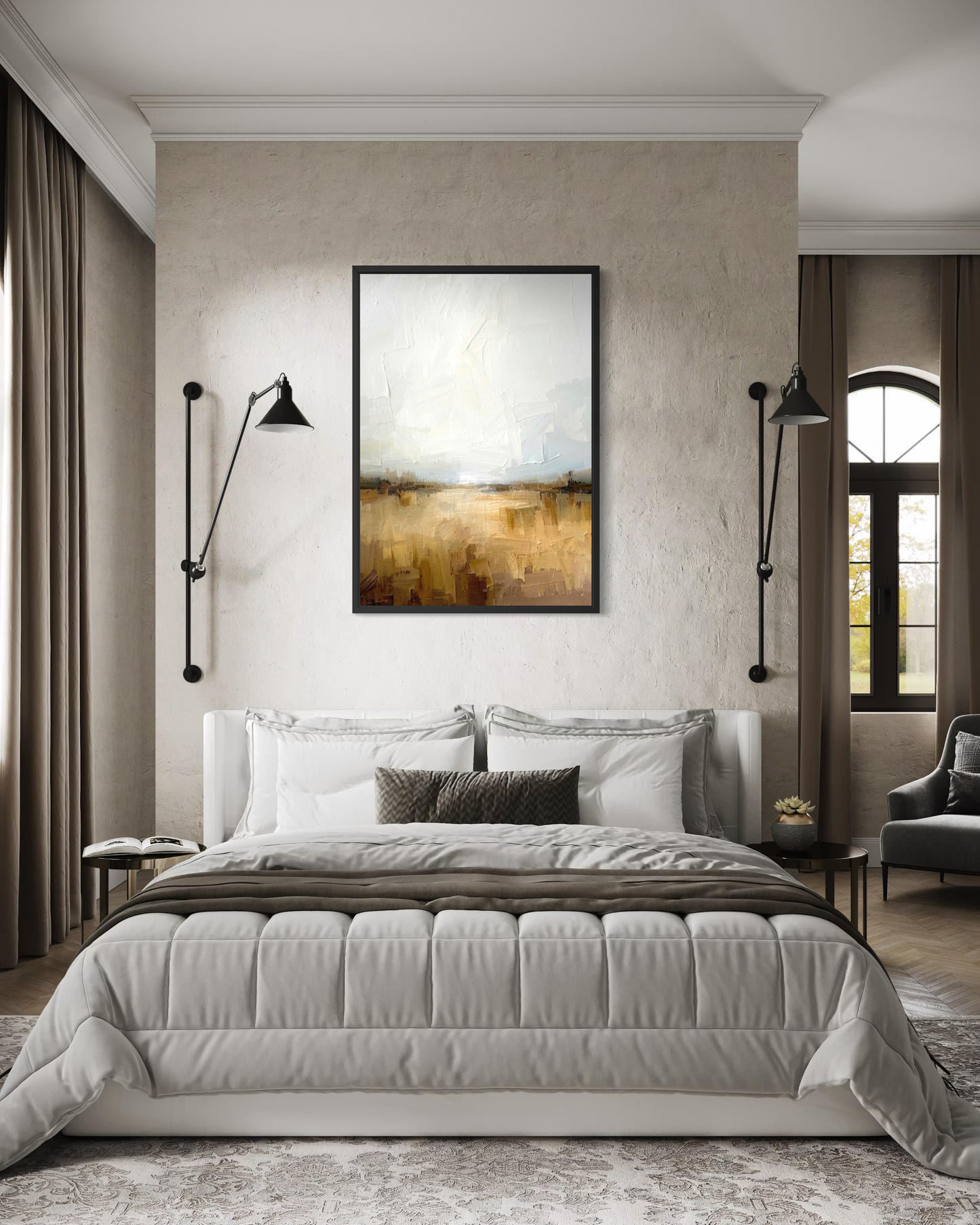 Soft Horizon Light - Framed Fine Art Print