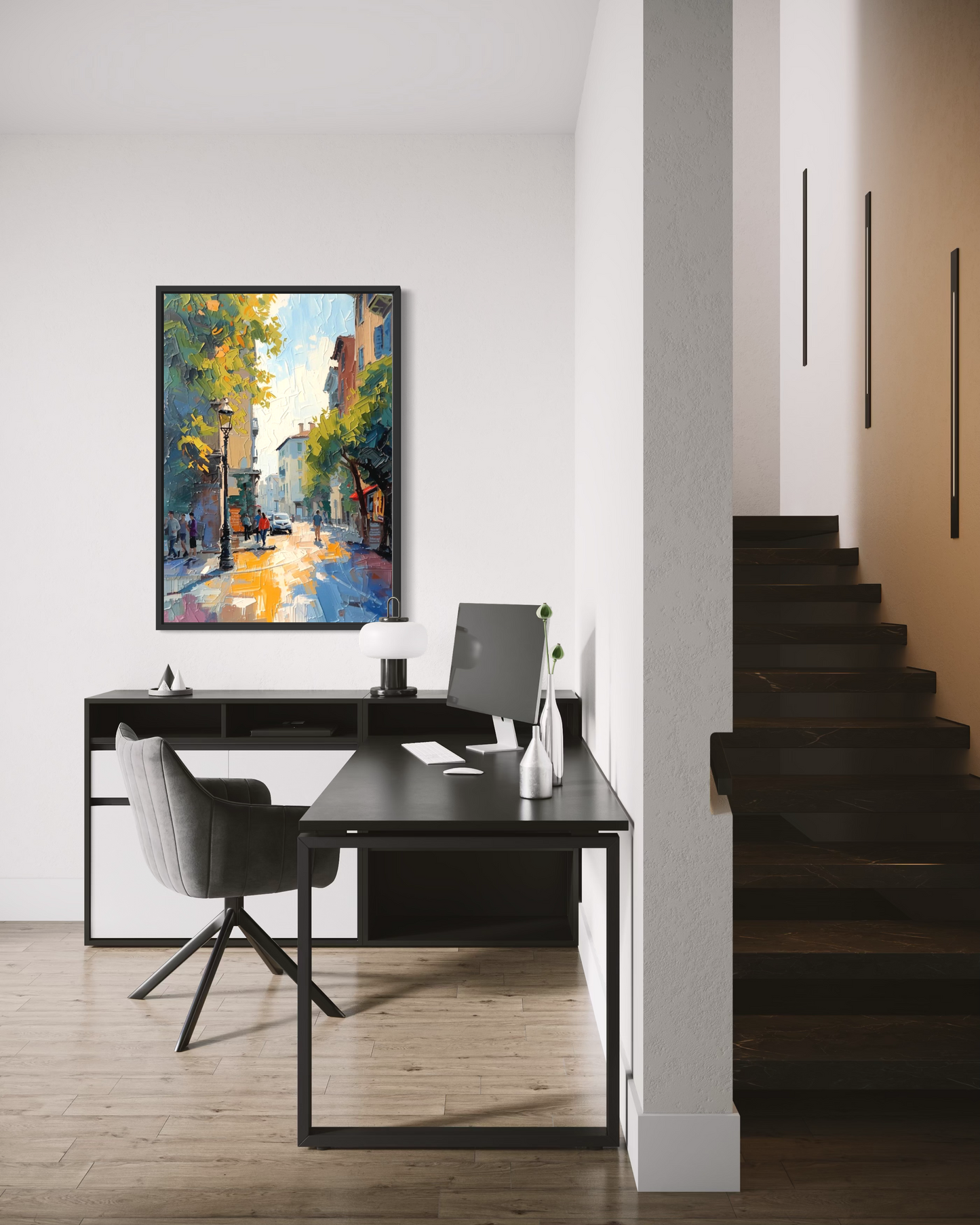 Morning in Motion - Framed Fine Art Print