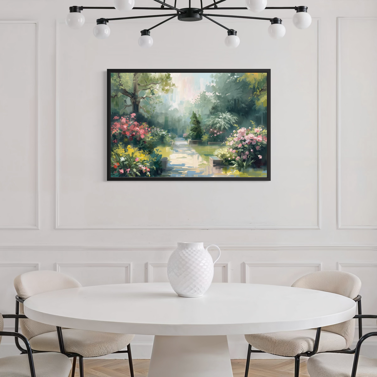 Whispering Garden Path – Framed Fine Art Print