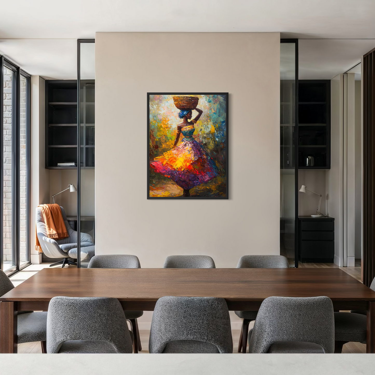 Vibrant Grace - Framed Fine Art Print