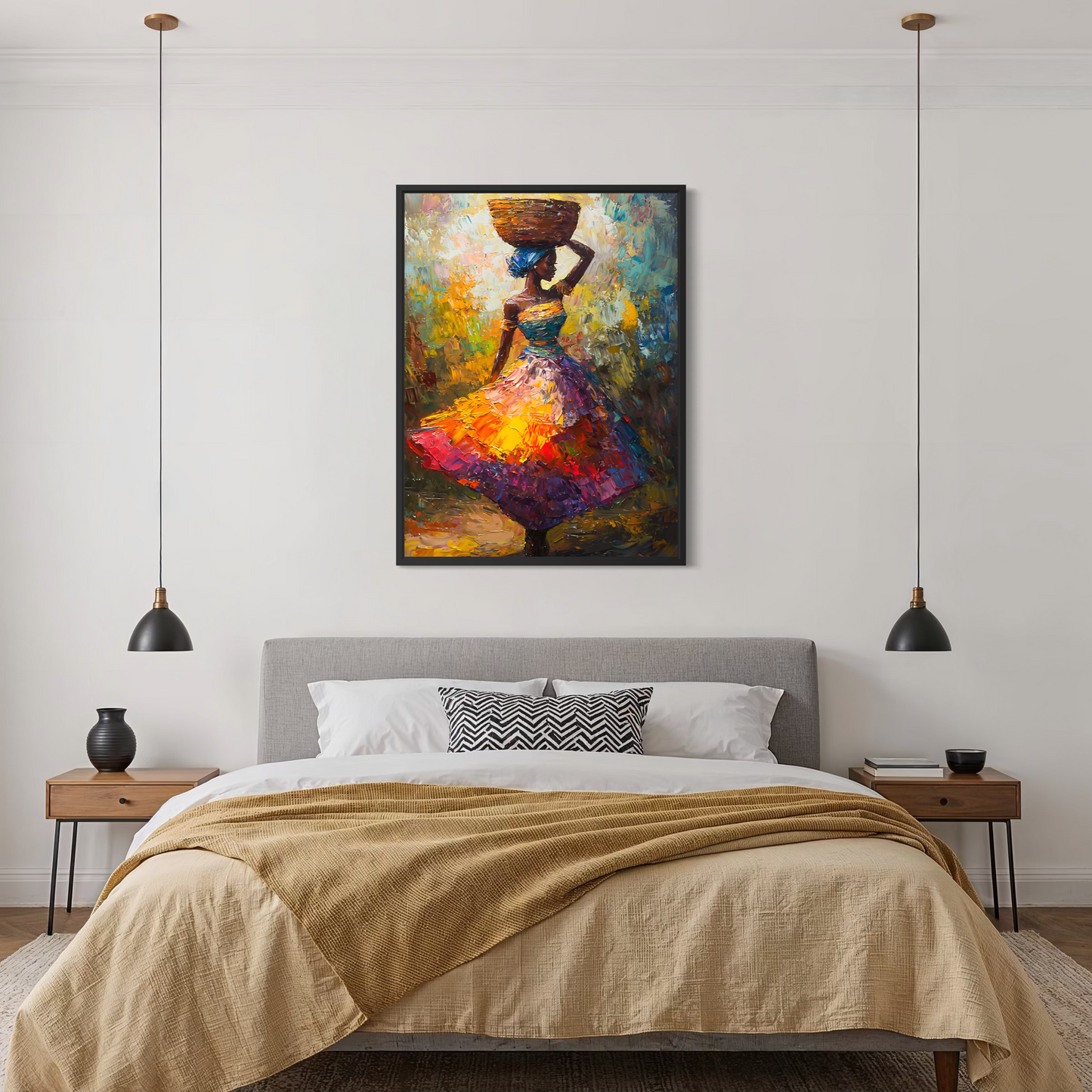 Vibrant Grace - Framed Fine Art Print