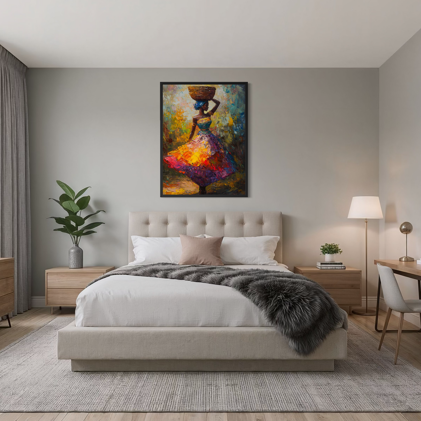 Vibrant Grace - Framed Fine Art Print
