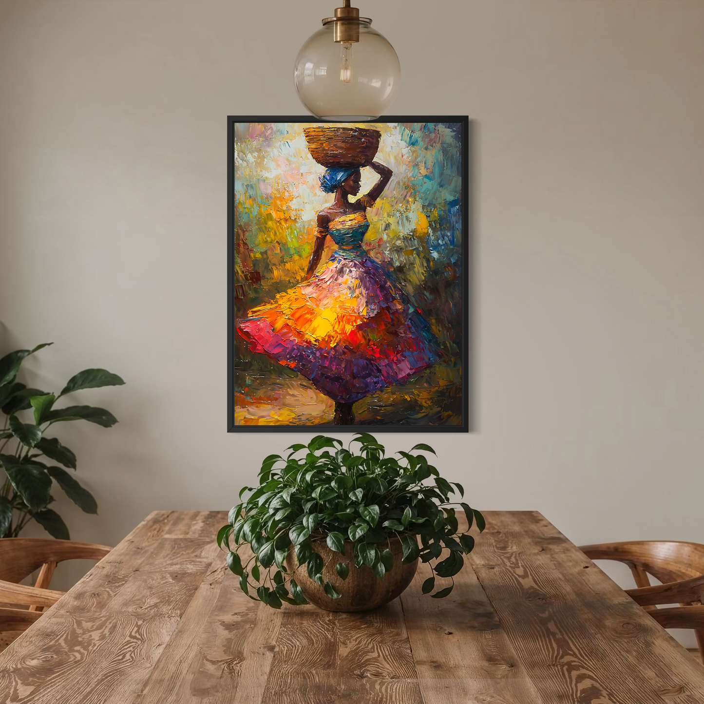 Vibrant Grace - Framed Fine Art Print