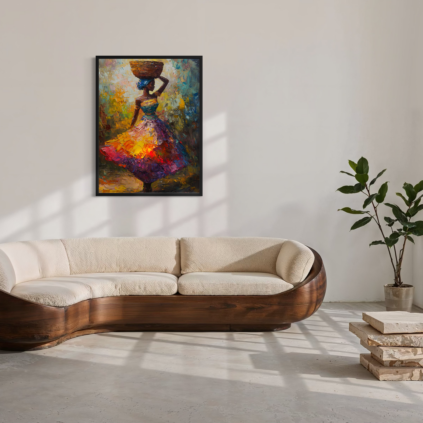 Vibrant Grace - Framed Fine Art Print